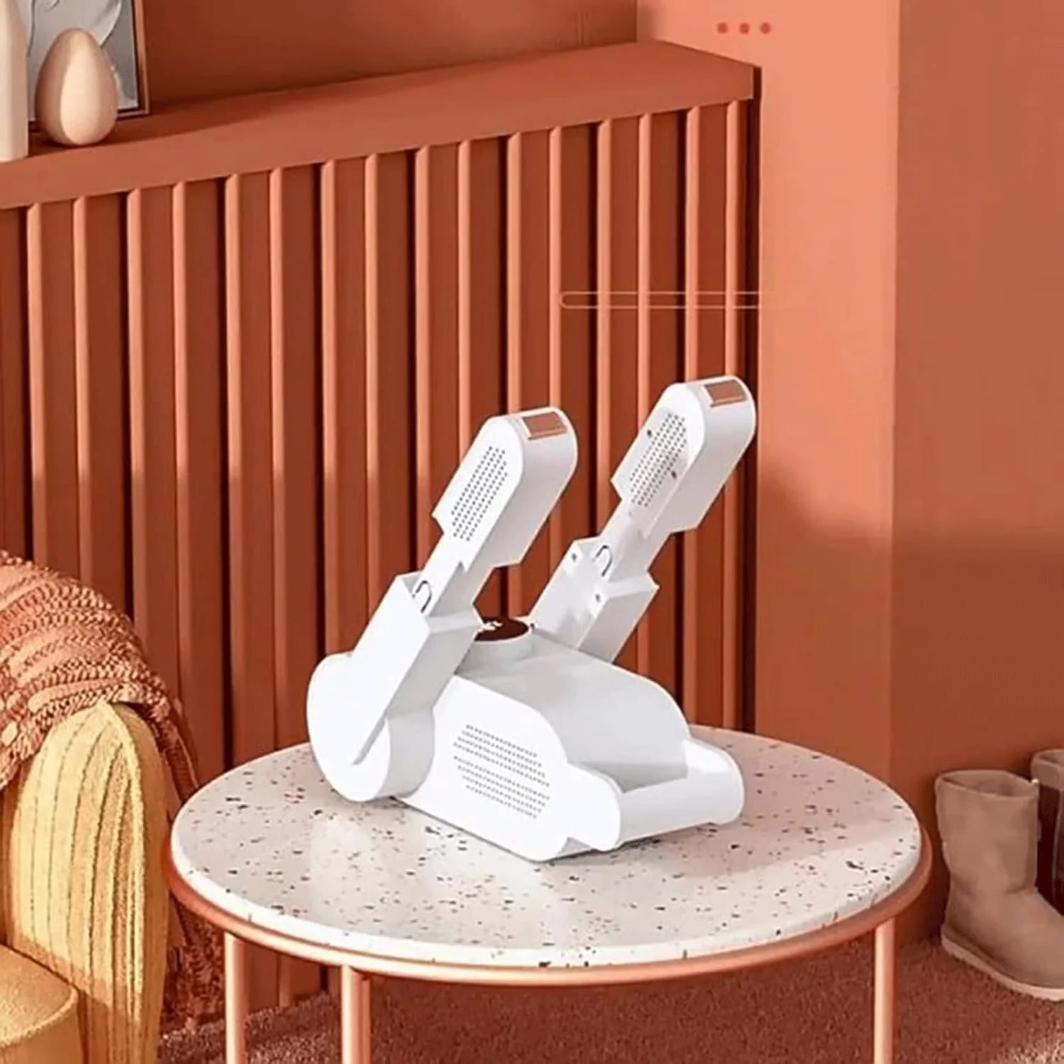 دستگاه خشک کن ناخن، گرم کننده سریع کفش، بخاری کفش با تایمر 120 دقیقه و خشک کن با دمای ثابت