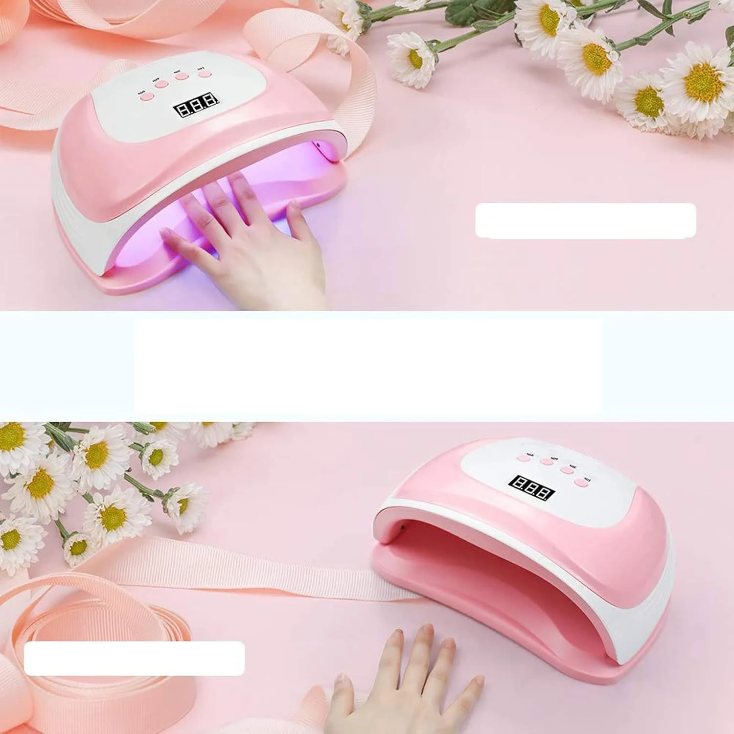 دستگاه خشک کن لاک ناخن، 108/90/72/36 وات، دارای سنسور، صفحه نمایش LCD و تایمر، مناسب برای انواع لاک ژل