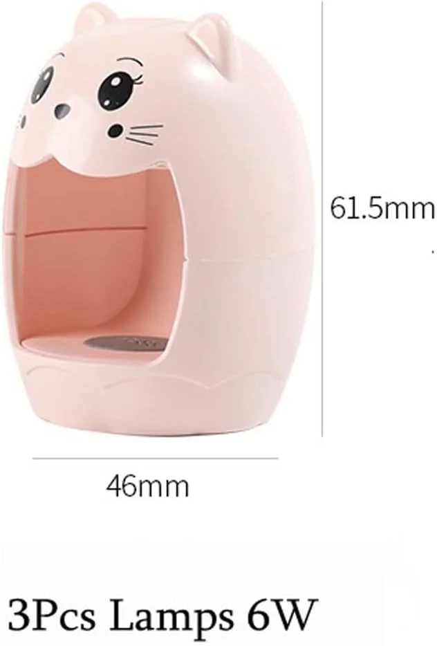 دستگاه خشک کن ناخن، مینی چراغ LED قابل حمل برای خشک کردن لاک ژل، چراغ USB مناسب استفاده خانگی و مانیکور