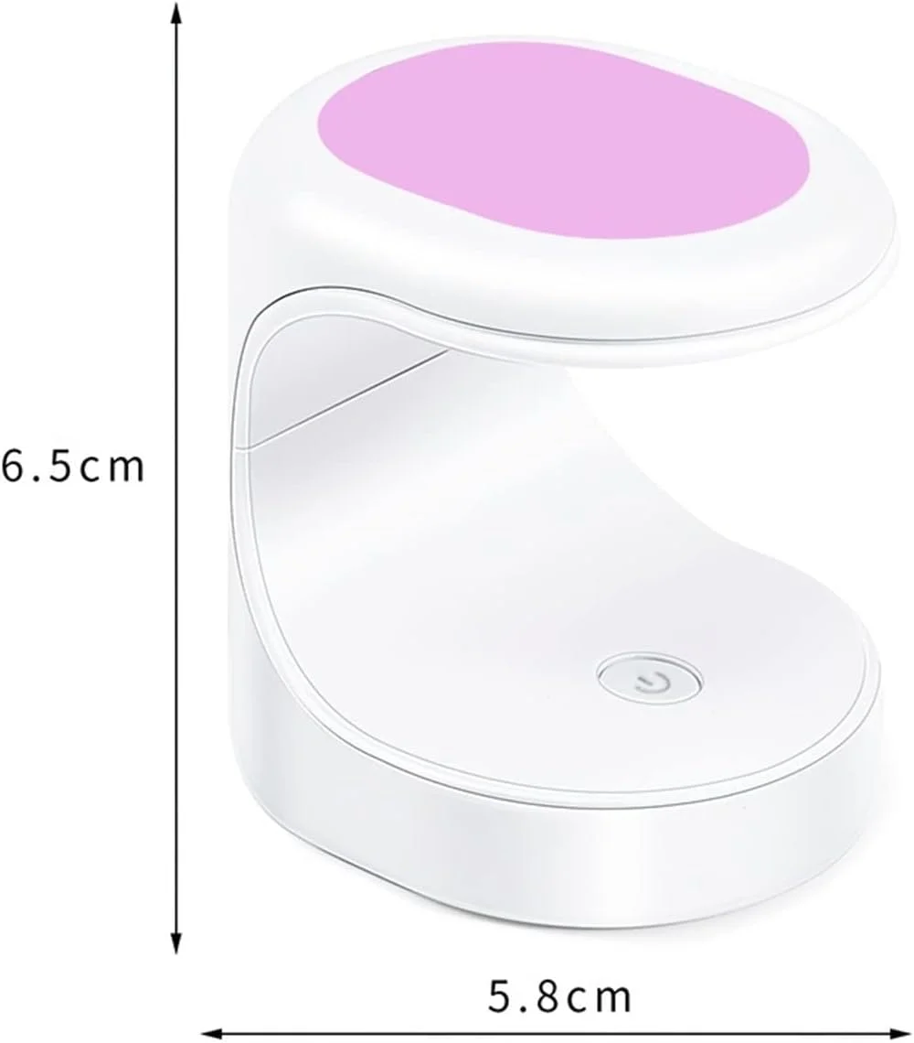 دستگاه خشک کن لاک ناخن، دستگاه LED 16 واتی کوچک قابل حمل با کابل USB مناسب برای استفاده در منزل و مسافرت
