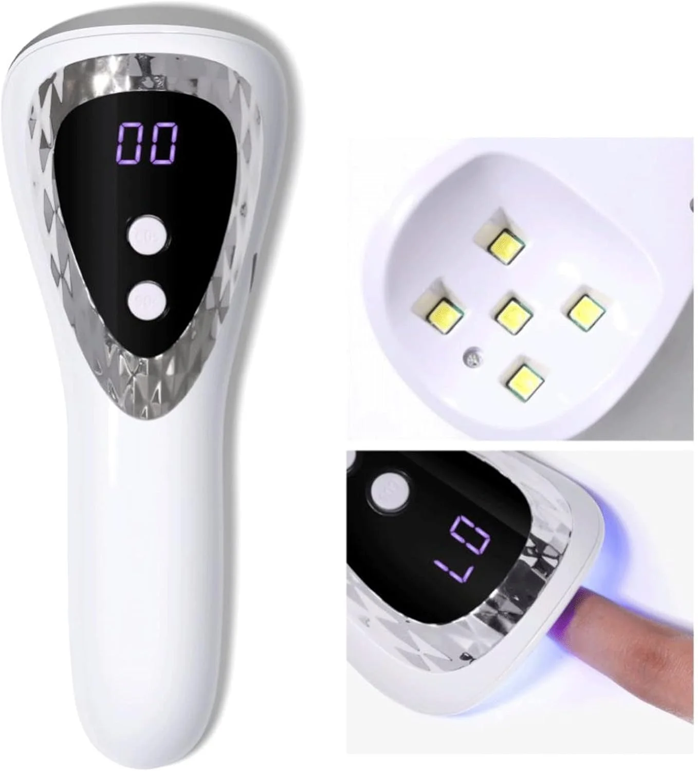 دستگاه خشک کن لاک ناخن، دستگاه مانیکور قابل شارژ با حسگر مادون قرمز