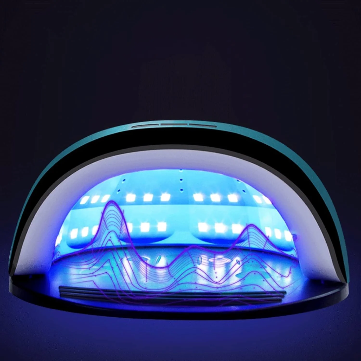 دستگاه خشک کن لاک ناخن، چراغ ال ای دی پرقدرت با حسگر خودکار ال سی دی، ابزار حرفه ای طراحی ناخن برای خشک کردن سریع مانیکور