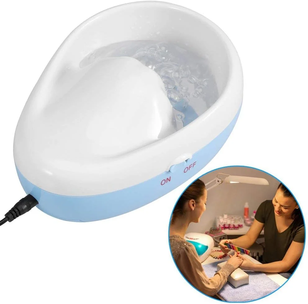 کاسه ماساژ حباب جت اسپا برای ریمو لاک ناخن، نرم کردن پوست مرده، ابزار مانیکور زیبایی