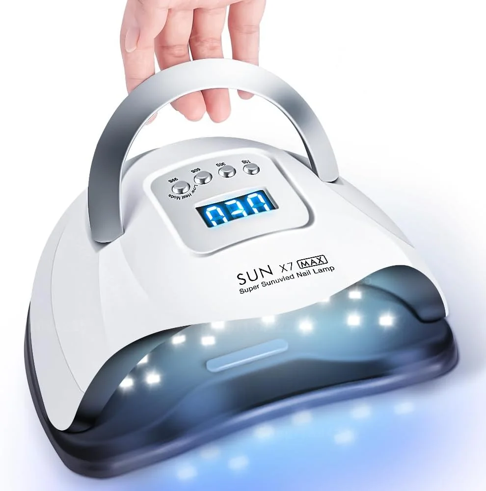 دستگاه خشک کن ناخن ال ای دی 280 وات با 66 عدد لامپ ال ای دی، چراغ یو وی برای ناخن، مناسب برای خشک کردن انواع لاک ژل، دارای حسگر حرکتی، ابزار مانیکور و پدیکور سالنی، خشک کننده ژل ناخن پا، سفید دستگاه خشک کن ناخن ال ای دی 280 وات با 66 عدد لامپ ال ای دی، چراغ یو وی برای ناخن، مناسب برای خشک کردن انواع لاک ژل، دارای حسگر حرکتی، ابزار مانیکور و پدیکور سالنی، خشک کننده ژل ناخن پا، سفید
