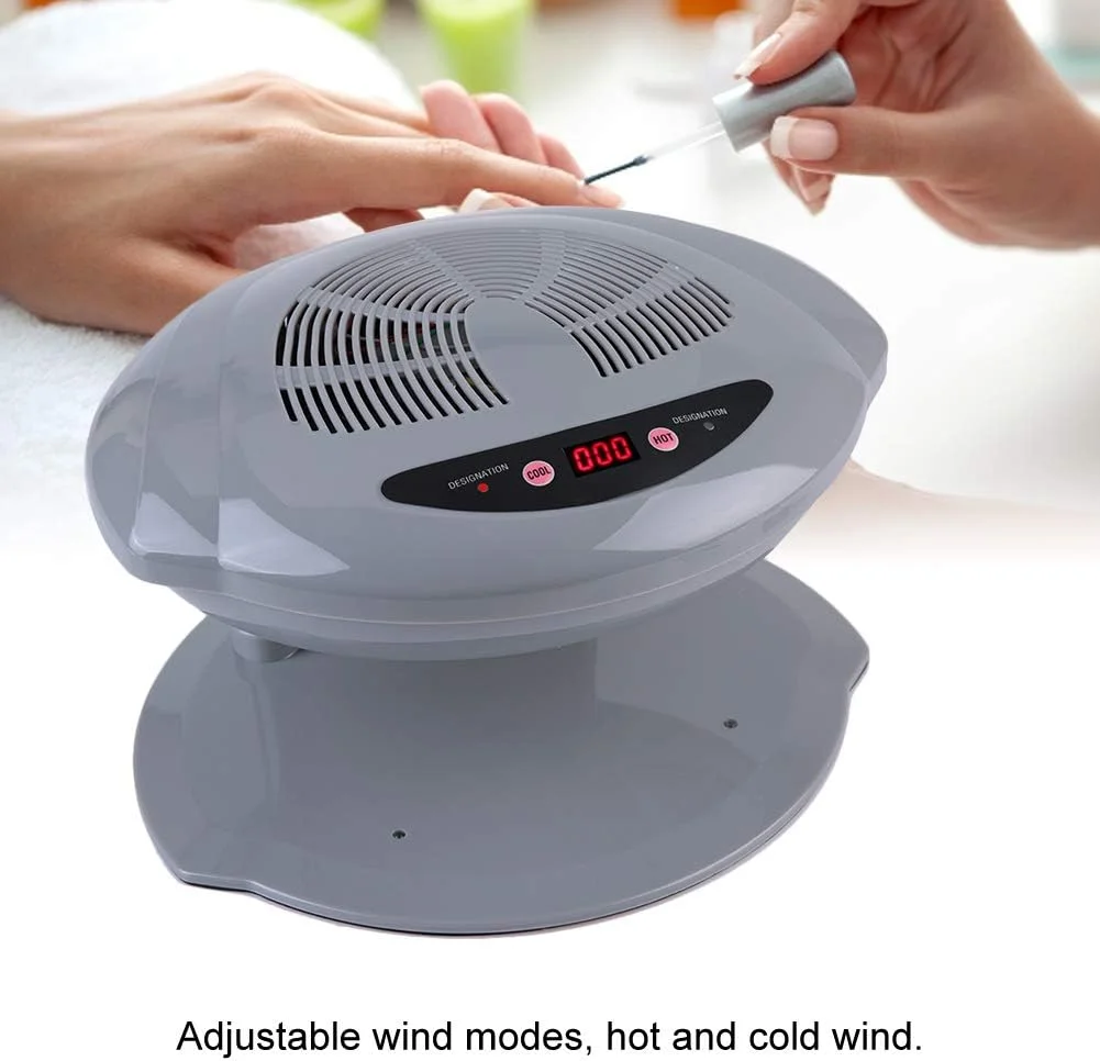 خشک کن ناخن، سنسور هوای گرم و سرد، ابزار مانیکور فن برای خشک کردن لاک ناخن برای اتاق نشیمن و خانه (نقره ای) خشک کن ناخن، سنسور هوای گرم و سرد، ابزار مانیکور فن برای خشک کردن لاک ناخن برای اتاق نشیمن و خانه (نقره ای)