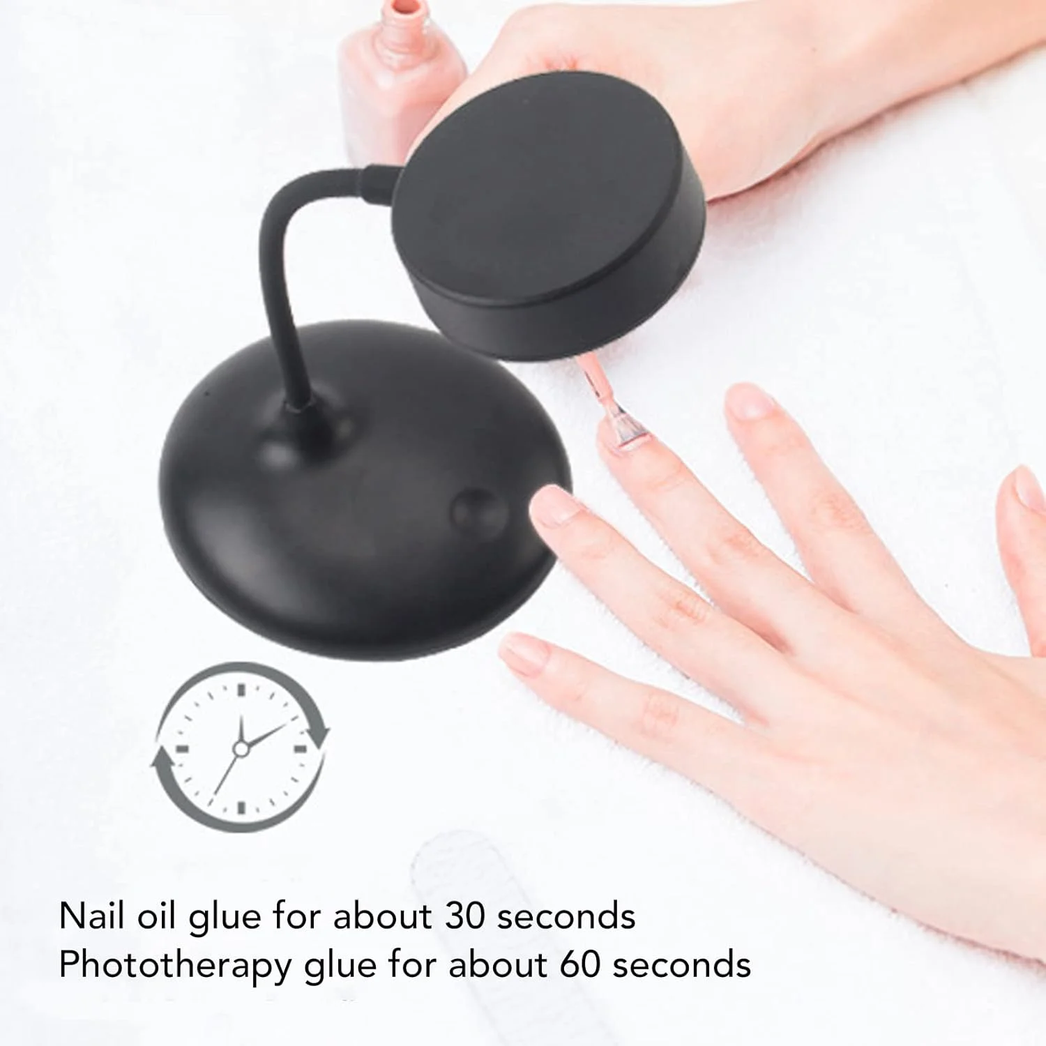 چراغ LED ناخن، چراغ UV برای ناخن های ژلی، چراغ UV ژلی USB 15 واتی، ابزار هنری ناخن کوچک، حرفه ای و ملایم قابل تنظیم، نور UV برای ناخن ها، برای ناخن های ژلی/فرنچ/اکریلیک/لاک معمولی