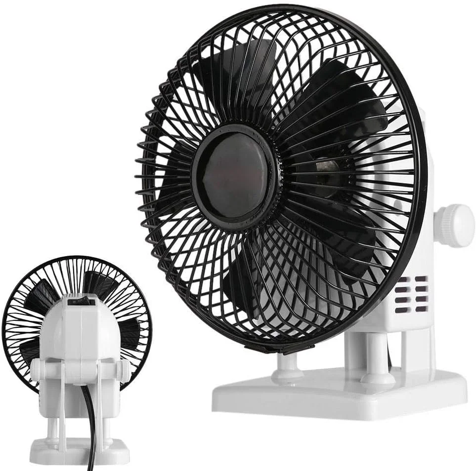 پنکه برقی کوچک 13 واتی رومیزی با باد قوی، خشک کن ناخن، ابزار مانیکور، دو حالت تنظیم سرعت، پنکه چرخان، پنکه رومیزی کوچک و بی صدا با باد قوی