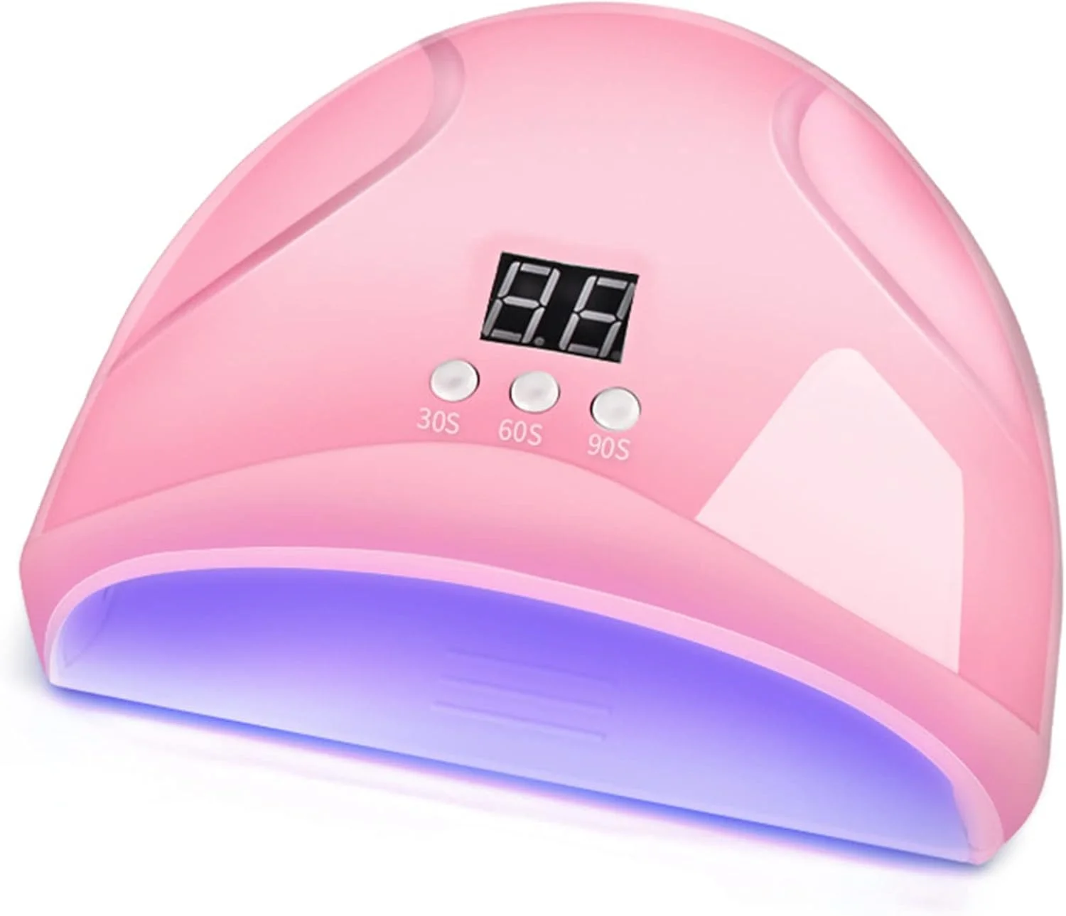 دستگاه خشک کن لاک ناخن UV با توان 36 وات، خشک کن LED ناخن با تایمر/حسگر/صفحه نمایش LCD، طراحی USB قابل حمل، چراغ LED ناخن برای خشک کردن لاک ژل ناخن های دست و پا