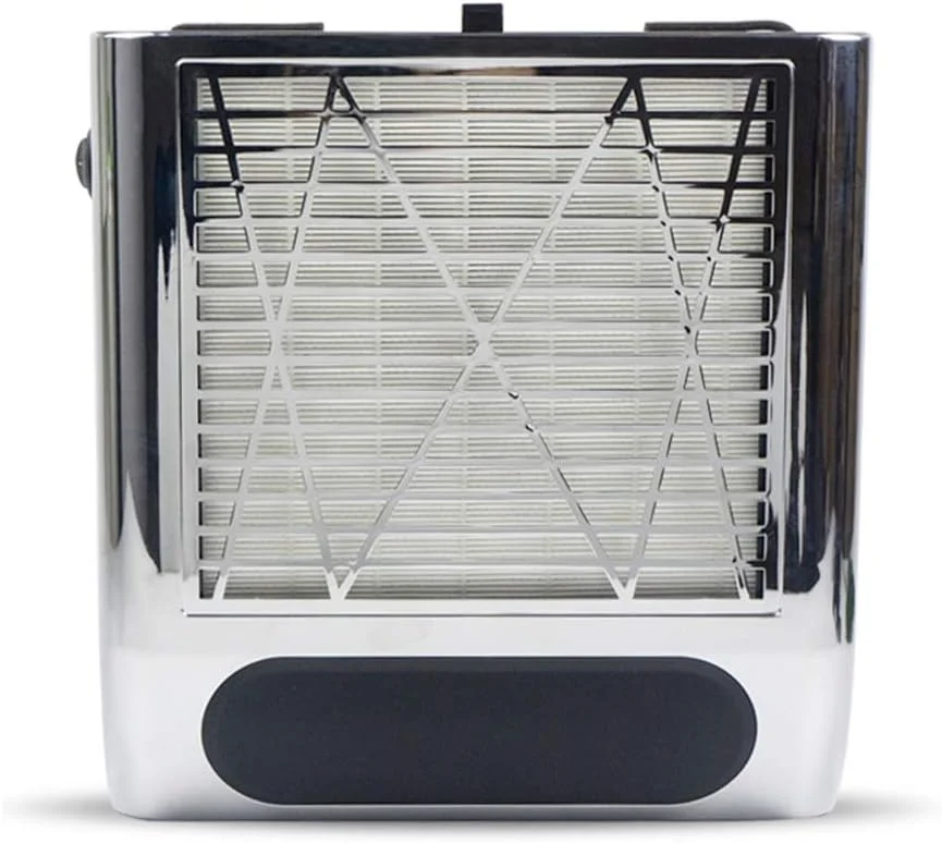 دستگاه جمع کننده گرد و غبار ناخن FURLOU 80W، مکنده برقی قدرتمند با فیلتر ضد ریزش، مناسب برای تکنسین های حرفه ای ناخن و سالن های آرایشی، نقره ای