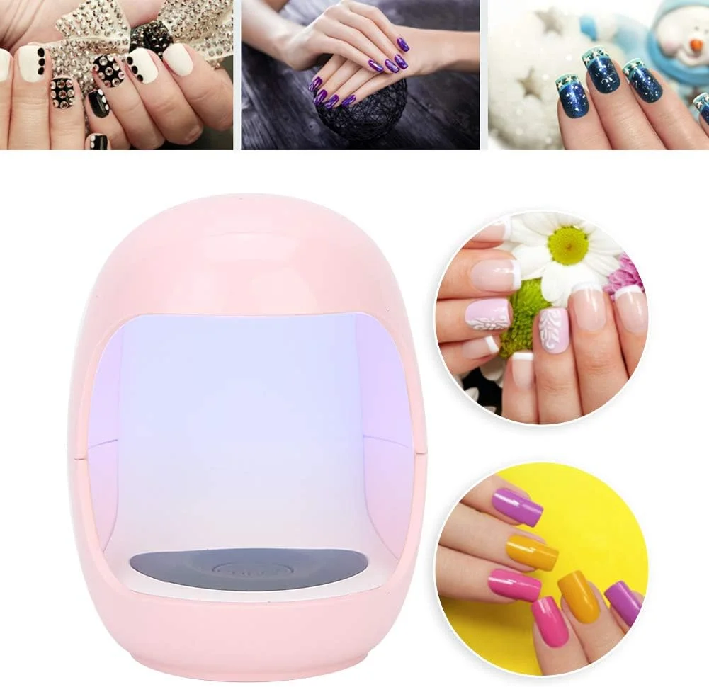 مینی خشک کن ناخن تک انگشتی، لامپ قابل حمل یو اس بی ال ای دی برای مانیکور ناخن، ابزار چند منظوره خشک کردن و سخت کردن ناخن برای چسب یو وی و چسب اکستنشن (شماره 1)