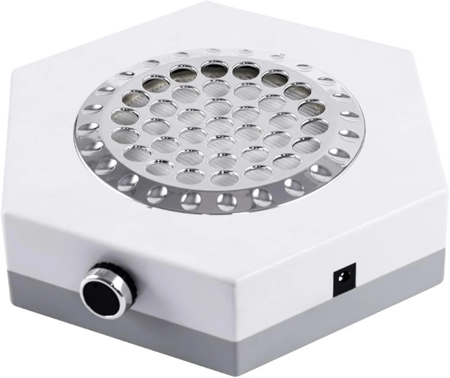 دستگاه جمع کننده گرد و غبار ناخن FURLOU، مکنده قدرتمند ناخن، 80 وات قابل تنظیم با 1 فیلتر قابل استفاده مجدد، ابزار استخراج کننده پاک کننده گرد و غبار ناخن اکریلیک قدرتمند، کم صدا، ایده آل برای استفاده در سالن منزل