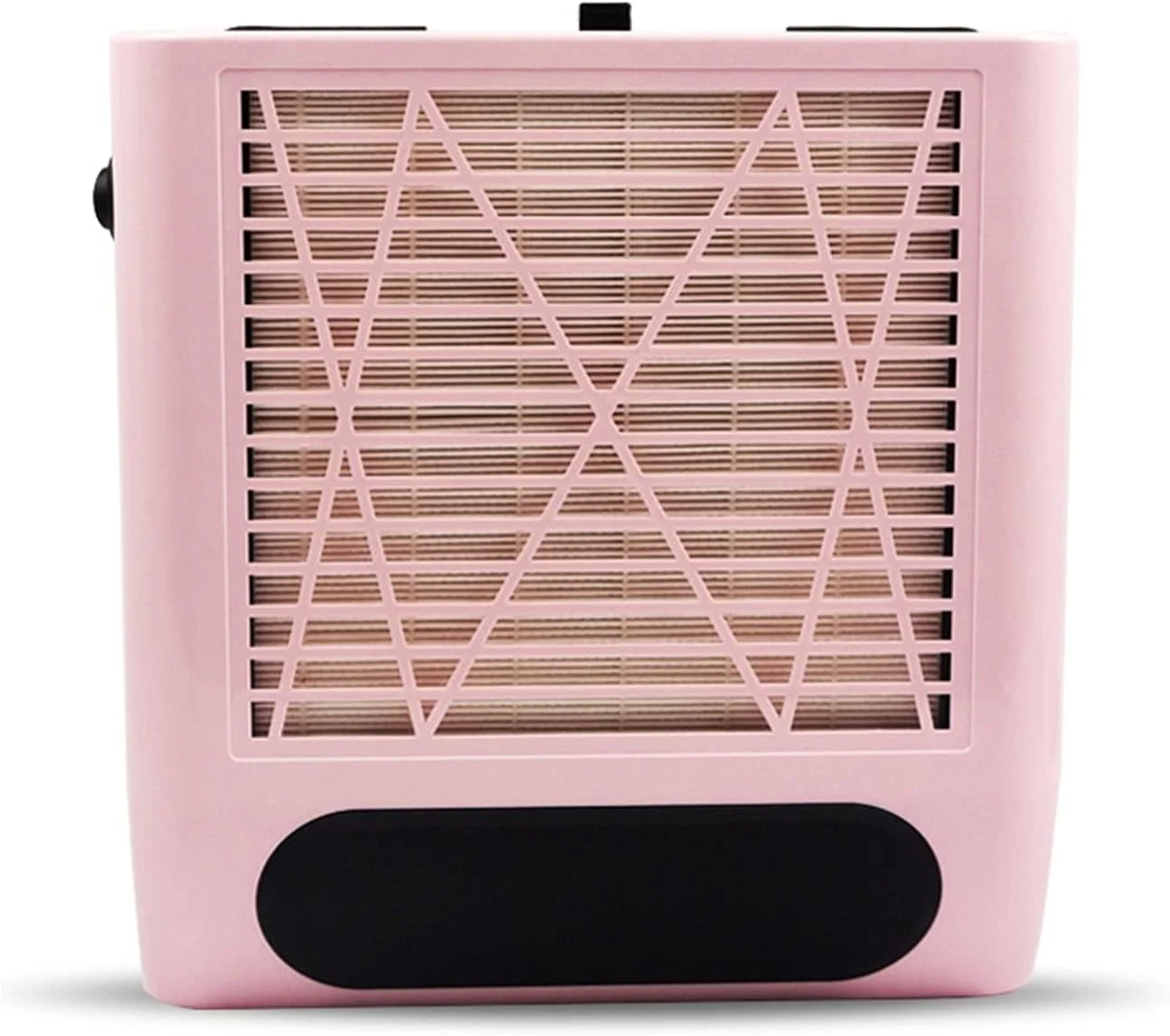 دستگاه جمع کننده گرد و غبار ناخن ZAIED، قدرت 80 وات، فن جمع کننده گرد و غبار ناخن، تجهیزات سالن آرایش، دستگاه مکنده گرد و غبار، فن جاروبرقی (رنگ: صورتی)