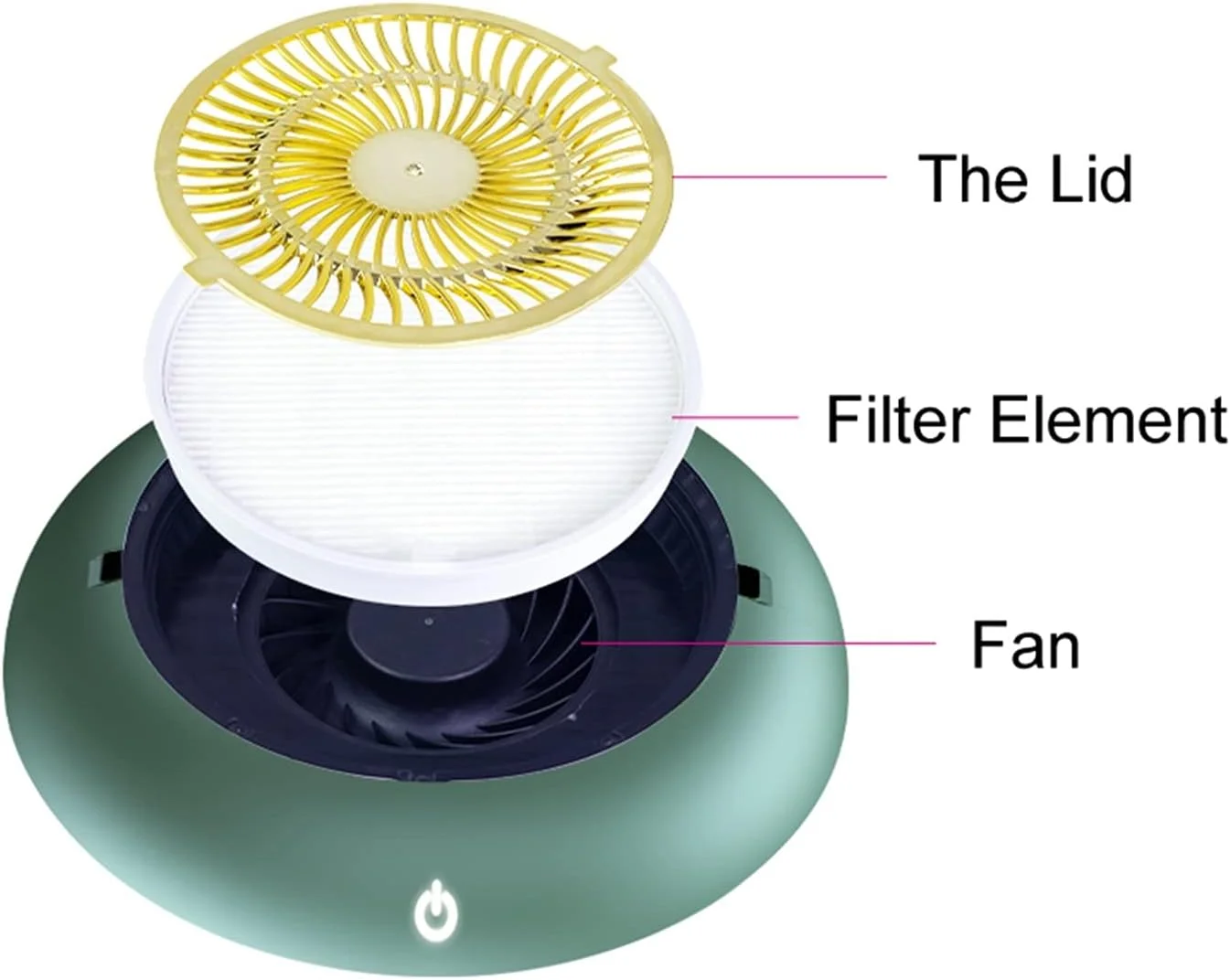 دستگاه جمع کننده گرد و غبار ناخن تمکین 45 وات با قدرت بالا، ابزار تمیز کننده مکش قوی، جاروبرقی ناخن مناسب استفاده در سالن، تجهیزات طراحی ناخن