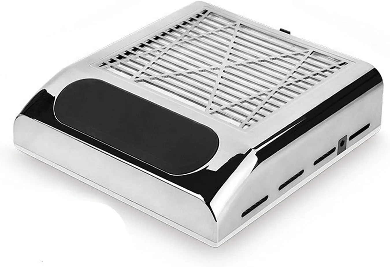 دستگاه جمع کننده گرد و غبار ناخن ZAIED 80 وات، فن مکنده، ابزار مانیکور با فیلتر، قدرت بالا، ابزار هنری (رنگ: نقره ای)