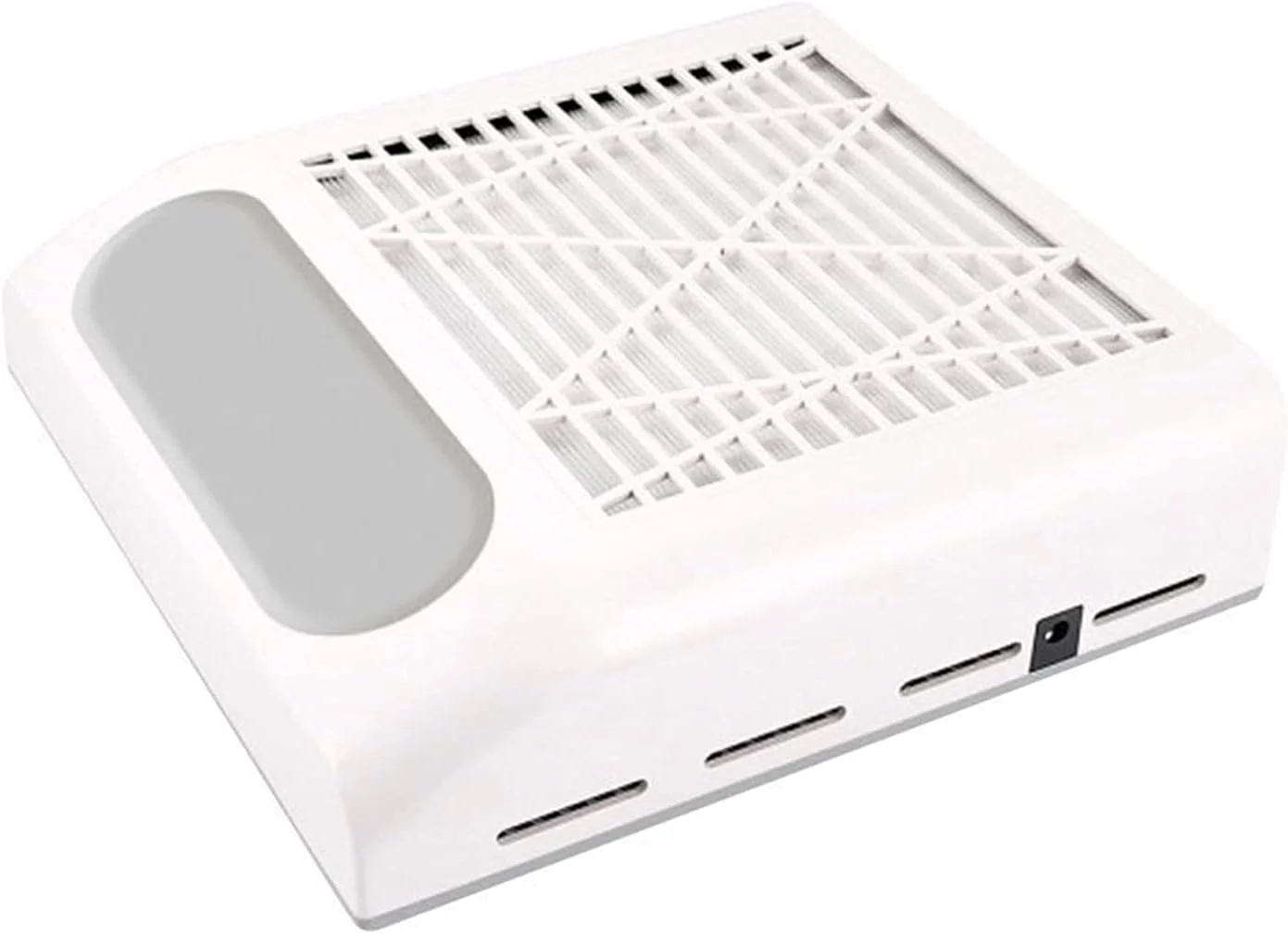 دستگاه جمع کننده گرد و غبار ناخن TISTIK 80W برای ناخن های اکریلیک، دستگاه مکنده رومیزی مانیکور، مکش قوی، دستگاه تمیز کننده ناخن (رنگ: سفید 2 فیلتر)