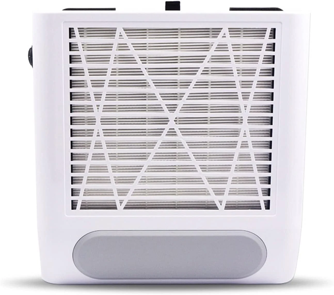 دستگاه جمع کننده گرد و غبار ناخن ZAIED با قدرت 80 وات، فن مکنده گرد و غبار ناخن، تجهیزات سالن آرایشی، دستگاه تمیز کننده و مکنده برقی (رنگ: سفید)