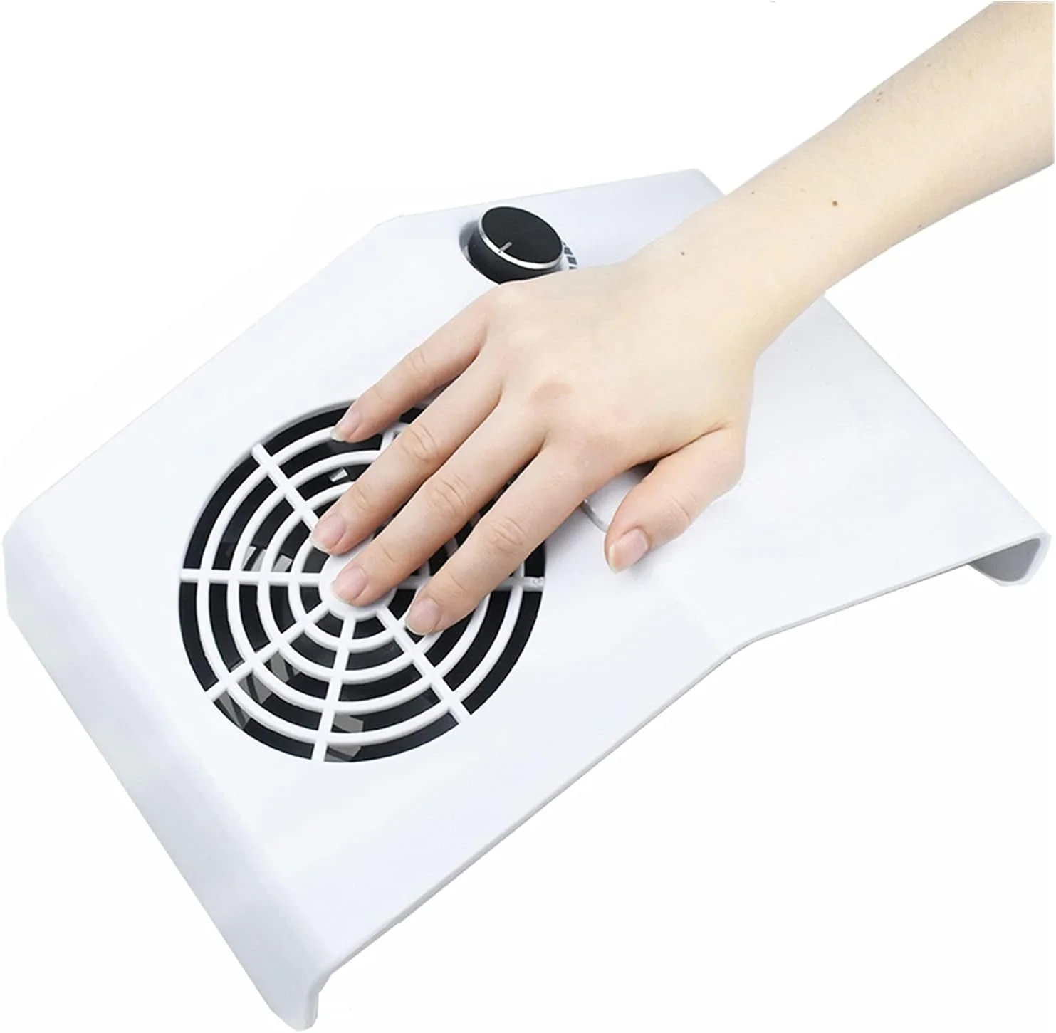 دستگاه جمع کننده گرد و غبار ناخن 60 وات ZAIED با مکش قابل تنظیم و کیسه گرد و غبار، ابزار حرفه ای مانیکور و تجهیزات سالن ناخن