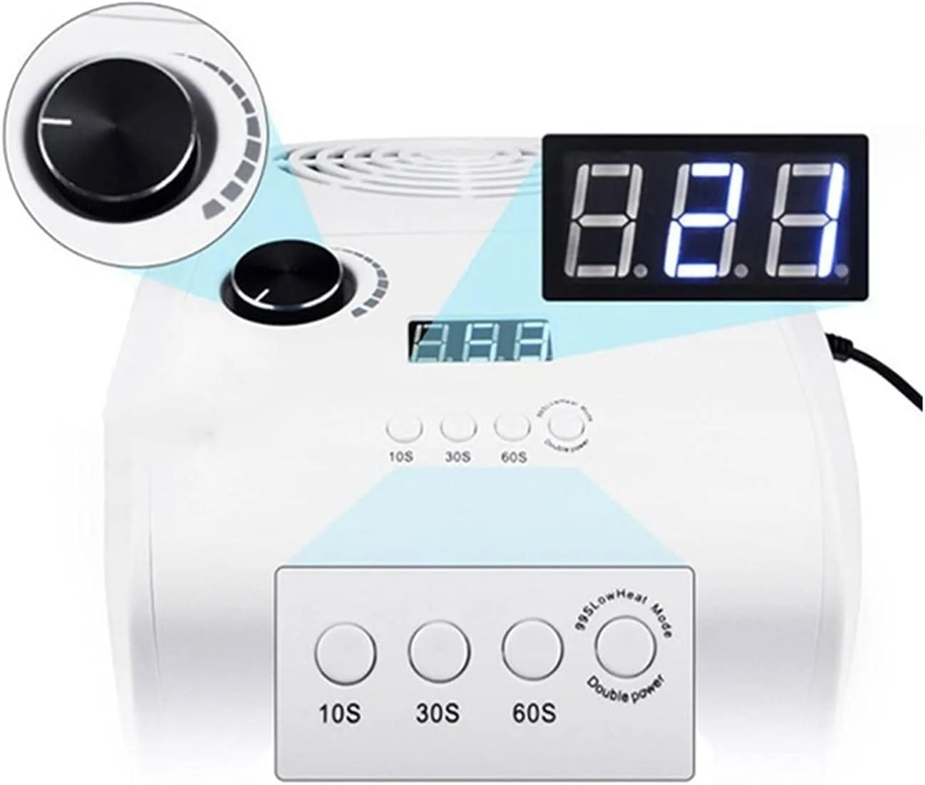 دستگاه جمع کننده گرد ناخن و خشک کن ناخن مدل 859-9A