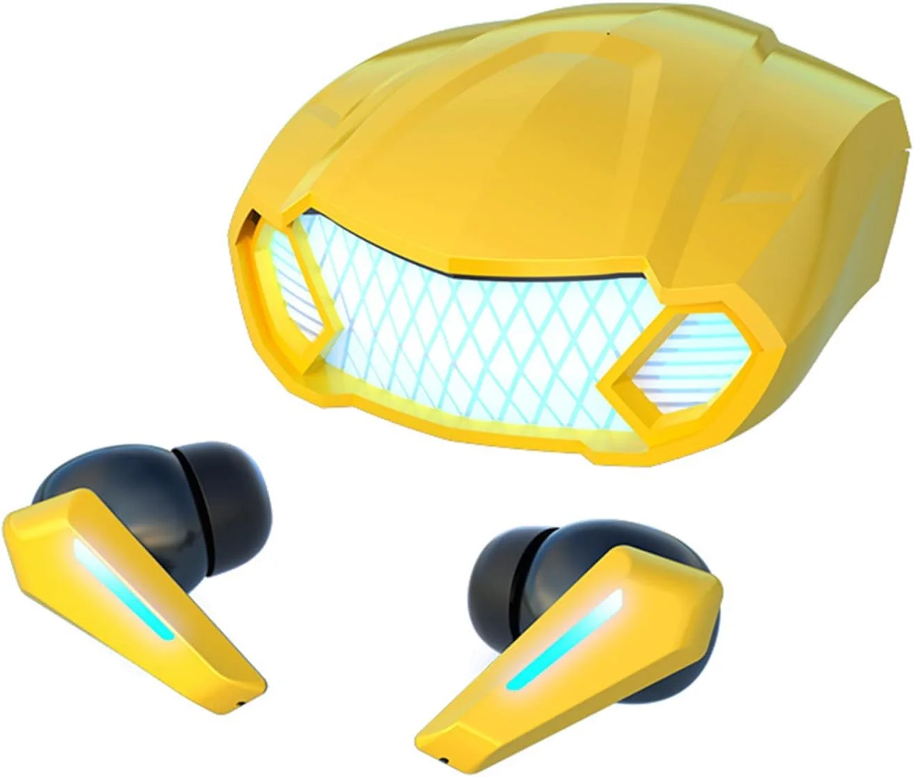 گوشی های بی سیم بلوتوثی داخل گوش، صدای باس عمیق، صدای بلند، تماس شفاف راحت، هدفون استریو سازگار برای بازی