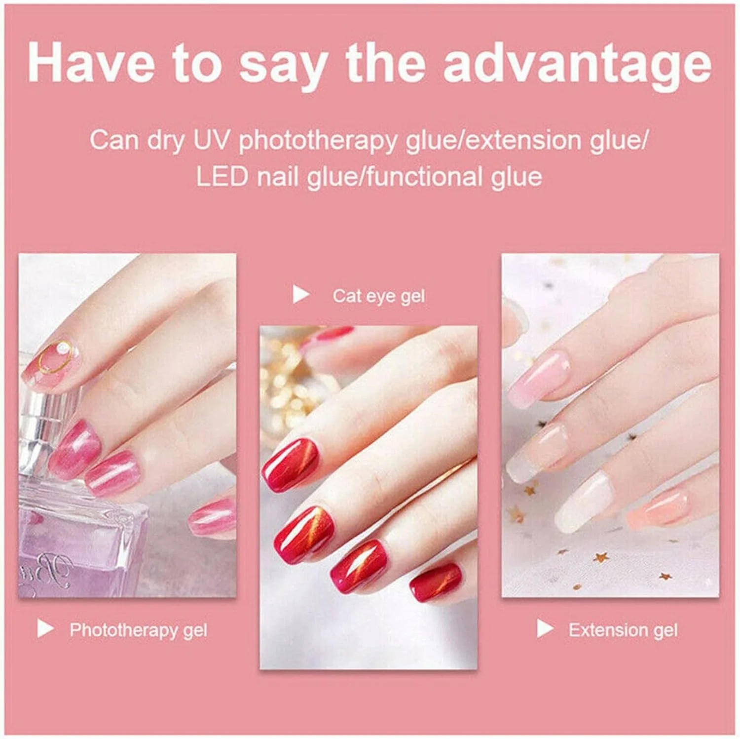 دستگاه خشک کن لاک ناخن LED حرفه ای 54 وات، چراغ خشک کننده ژل اکریلیک، تایمر مانیکور چند دنده ای با نور دوگانه و خشک کردن سریع