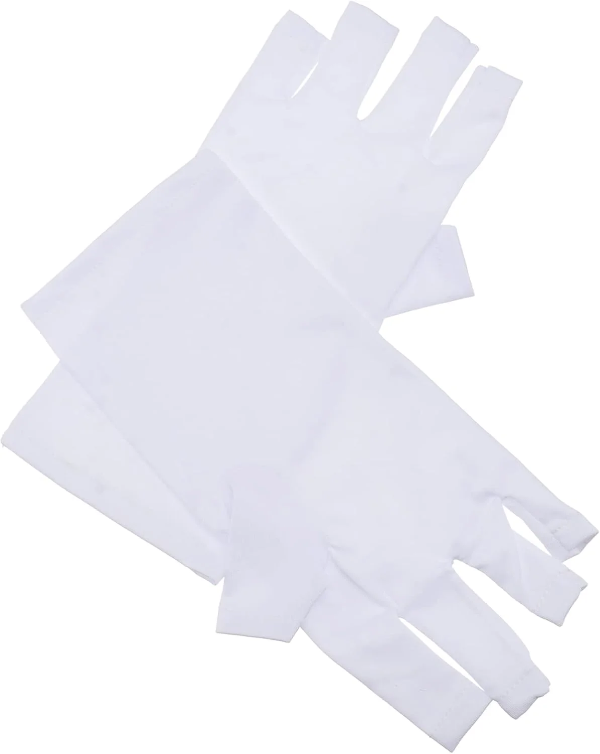 4 جفت دستکش محافظ ناخن در برابر نور و آفتاب سوختگی، مقاوم در برابر اشعه ماوراء بنفش، محافظ مانیکور، مناسب سالن های ناخن، محافظت از دست در برابر نور لامپ UV و حرارت