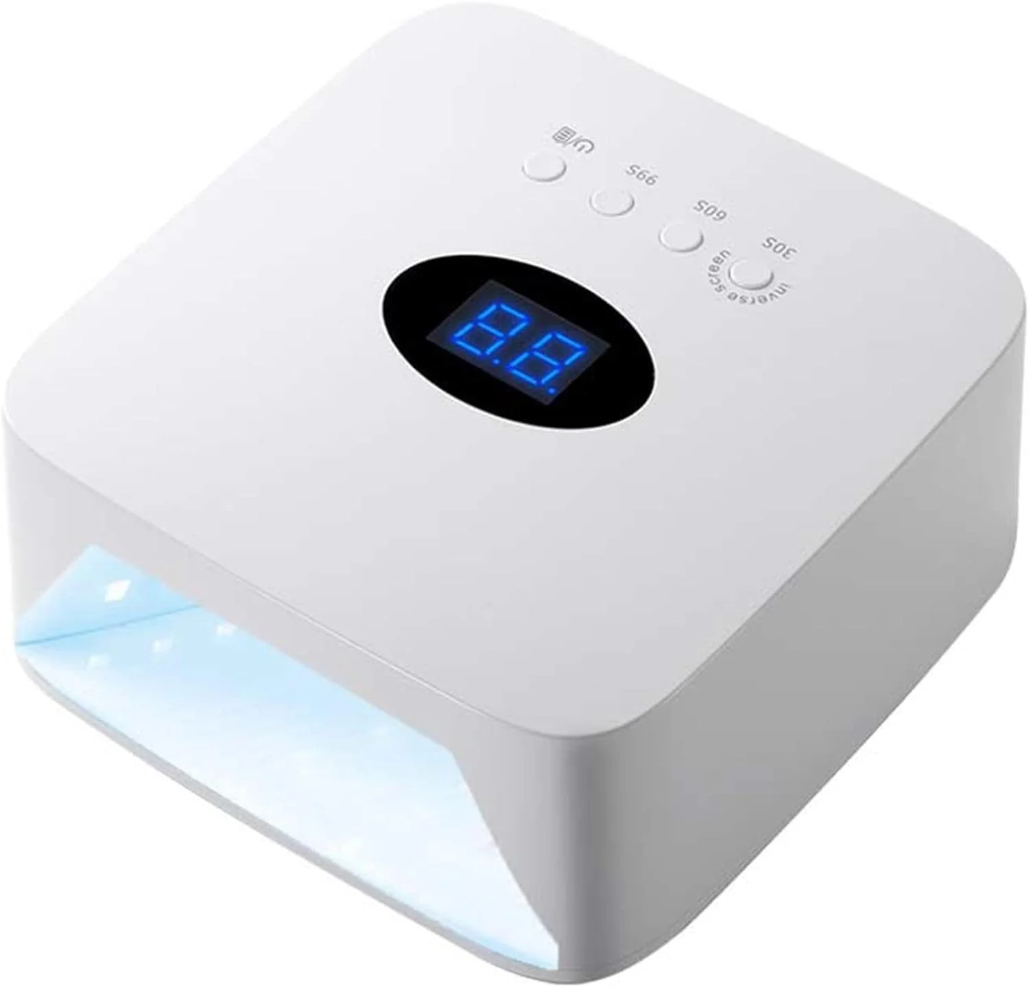 دستگاه خشک کن لاک ناخن X&Z-XAOY 54W با 30 لامپ LED UV قابل شارژ با 3 تایمر/صفحه نمایش LCD برای خانه و سالن