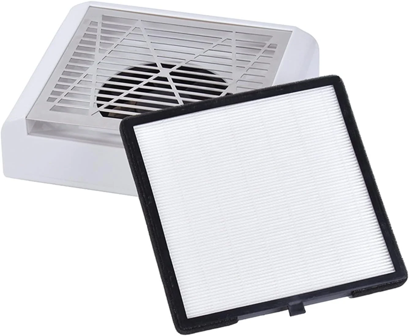 دستگاه جمع کننده گرد ناخن LOCZEK، جاروبرقی ناخن پرقدرت، فیلتر ژاپنی، دستگاه گرد ناخن، جاروبرقی رومیزی کشویی برای مانیکور، فیلتر ناخن حرفه ای