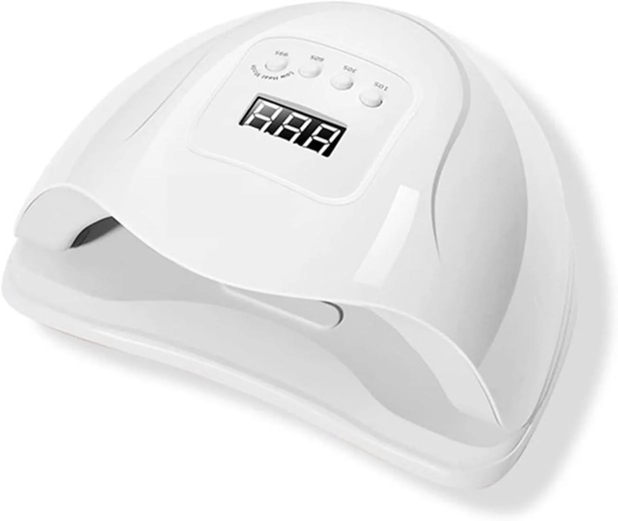 دستگاه خشک کن لاک ناخن ال ای دی یو وی برای خشک کردن سریع لاک ژل، 66 ال ای دی، مناسب استفاده خانگی، دارای سنسور خودکار برای مانیکور، مناسب سالن، لامپ یو وی ال ای دی (رنگ: Sun X5 Plus، سایز: 1)