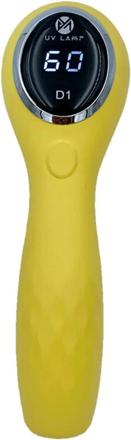 دستگاه خشک کن لاک ژل VIZCO، چراغ LED برای خشک کردن انواع لاک ژل با حسگر حرکتی، ابزار مانیکور و پدیکور، هدیه (رنگ: Hortelé)