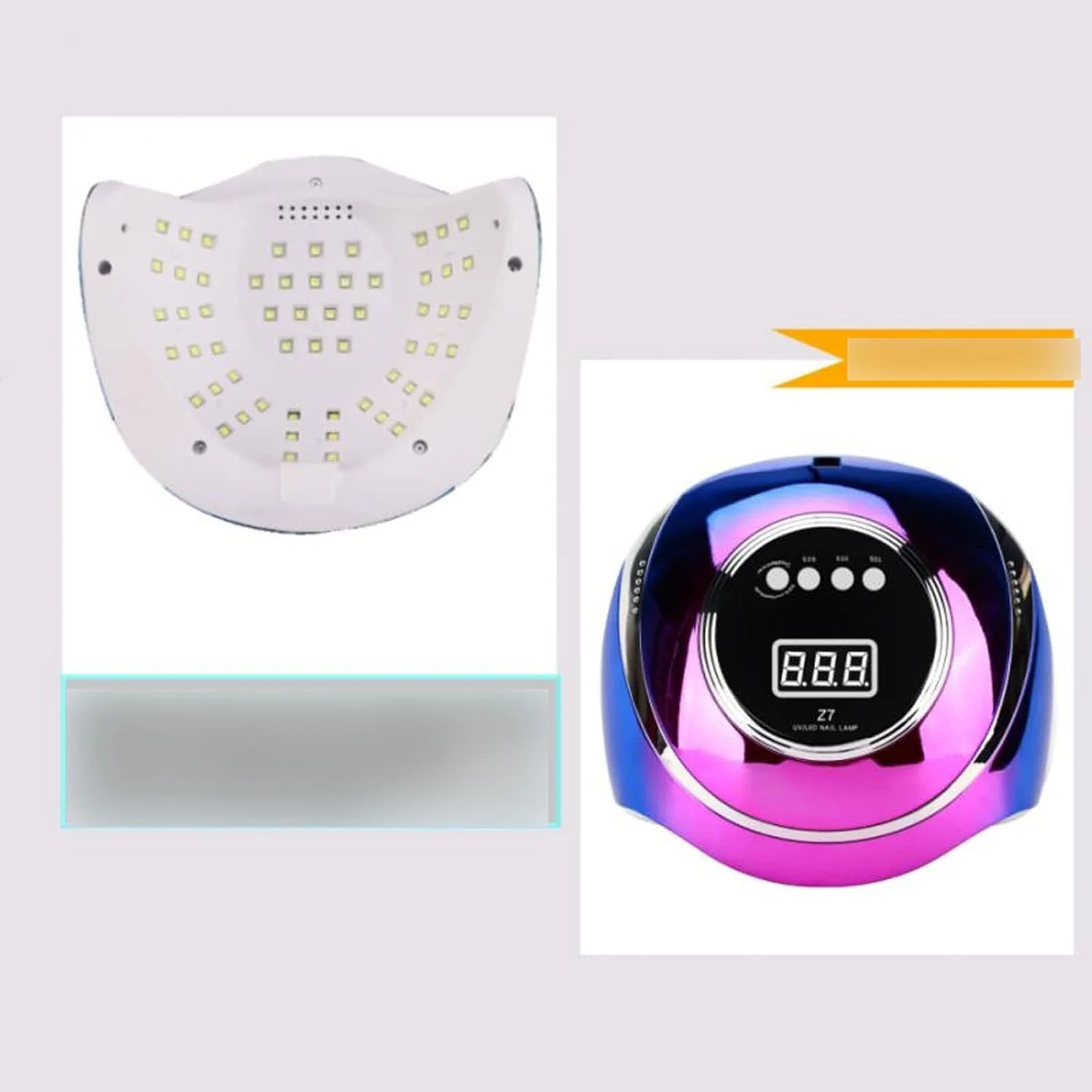 دستگاه خشک کن لاک ژل LED مدل VIZCO Gel Light 180W با 57 LED و سنسور اتوماتیک دستگاه خشک کن لاک ژل LED مدل VIZCO Gel Light 180W با 57 LED و سنسور اتوماتیک