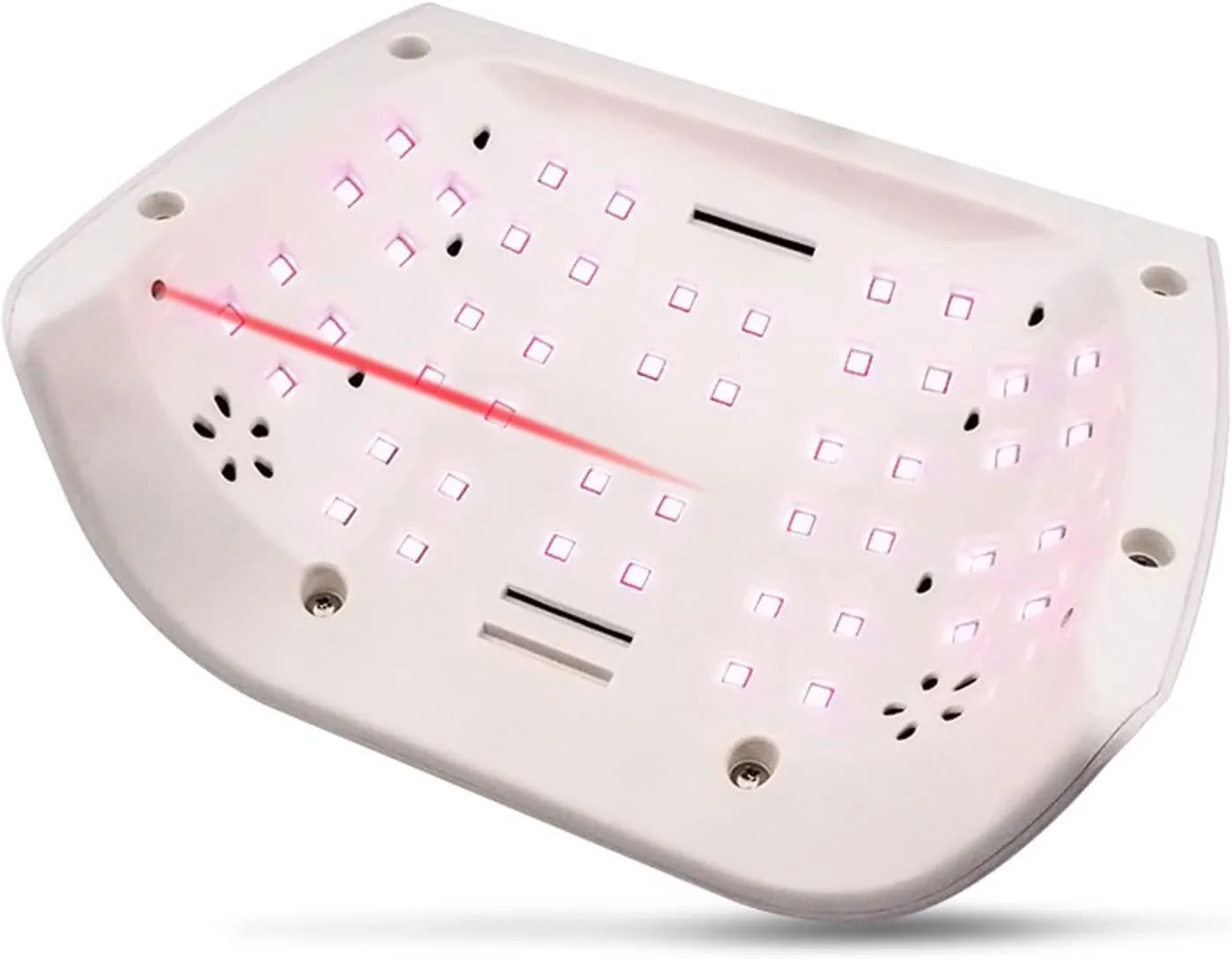 دستگاه خشک کن لاک ژل ناخن وی زکو مدل Gel Light High Power 96W با نور قرمز، مناسب برای دو دست، خشک کننده سریع انواع لاک ژل