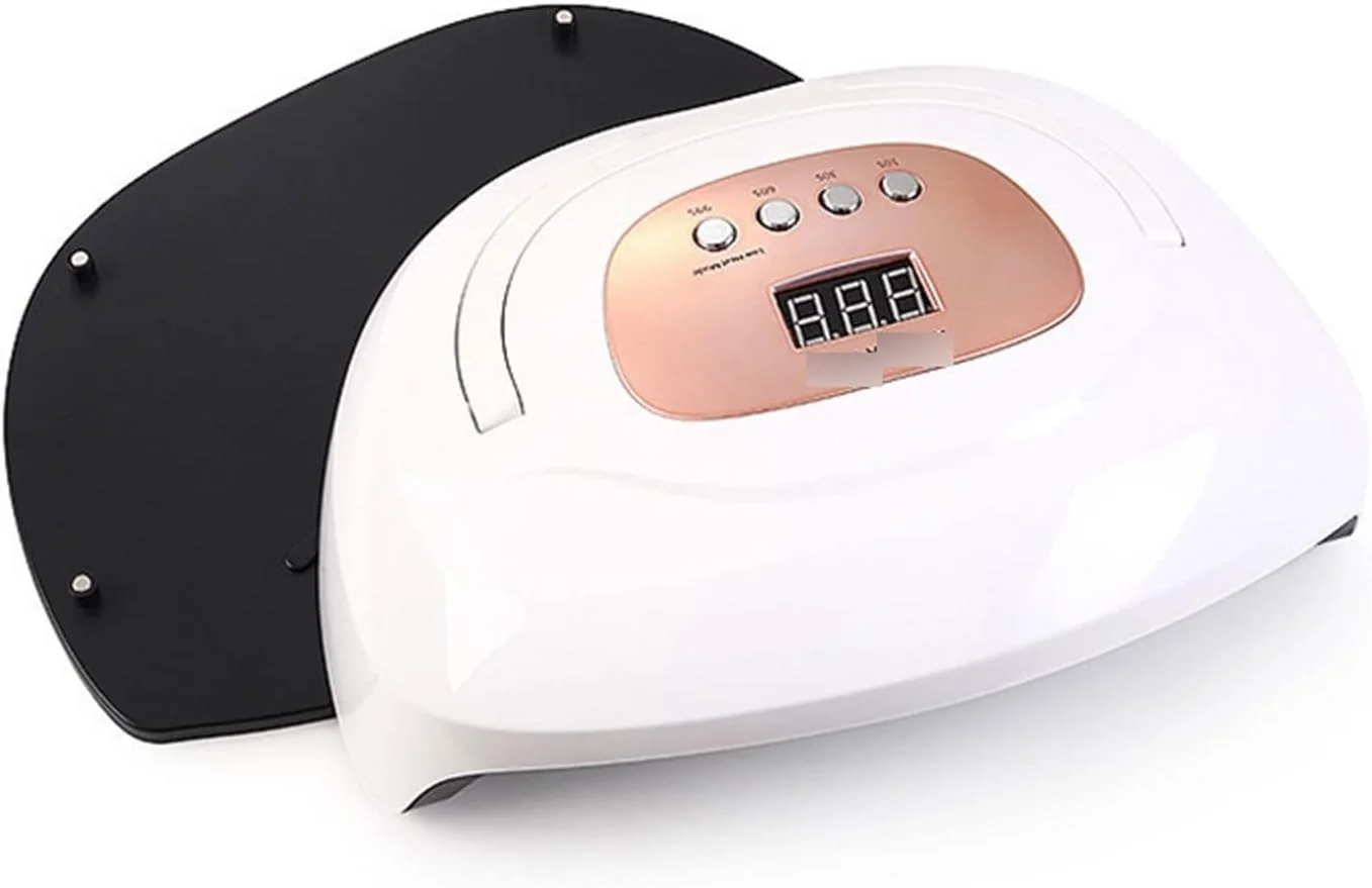 دستگاه خشک کن لاک ژل ویزکو مدل Gel Light 220W با منبع نور دوگانه و 57 لامپ LED، فضای بزرگ مناسب برای استفاده دست