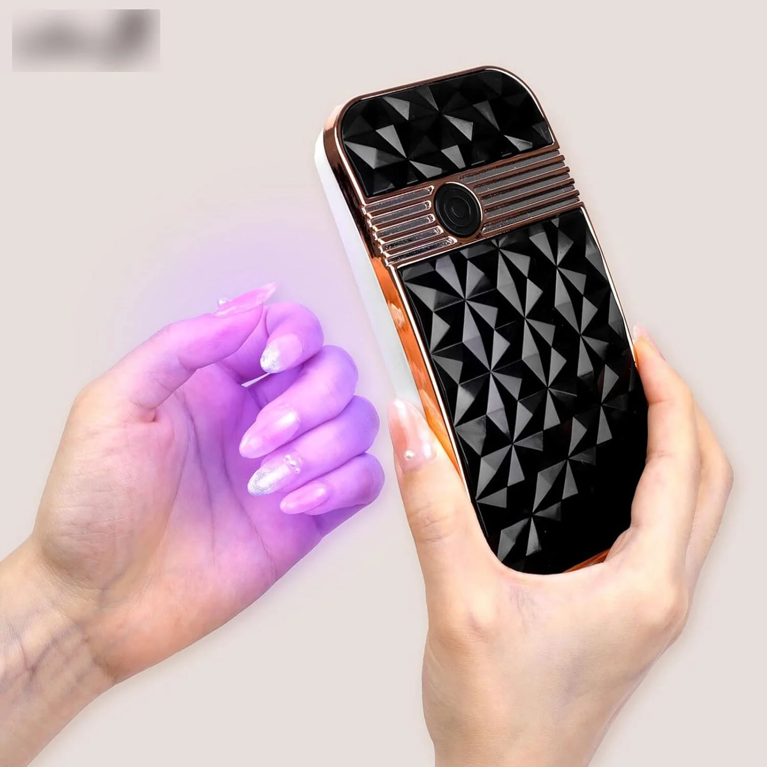 دستگاه خشک کن لاک ژل ناخن LED مینی قابل حمل VIZCO Gel Light 54W، خشک کننده سریع لاک ژل، ابزار مانیکور با رابط USB