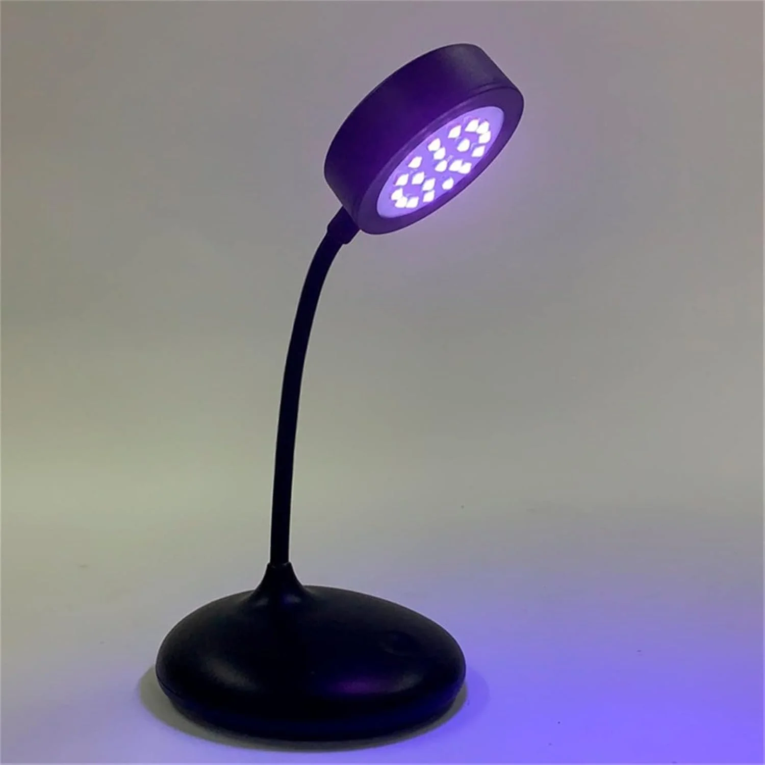 چراغ ناخن VIZCO Gel Light Lotus قابل حمل با 20 LED، چراغ رومیزی با قابلیت اتصال، خشک کن لاک ژل ناخن، ابزار هنری مانیکور