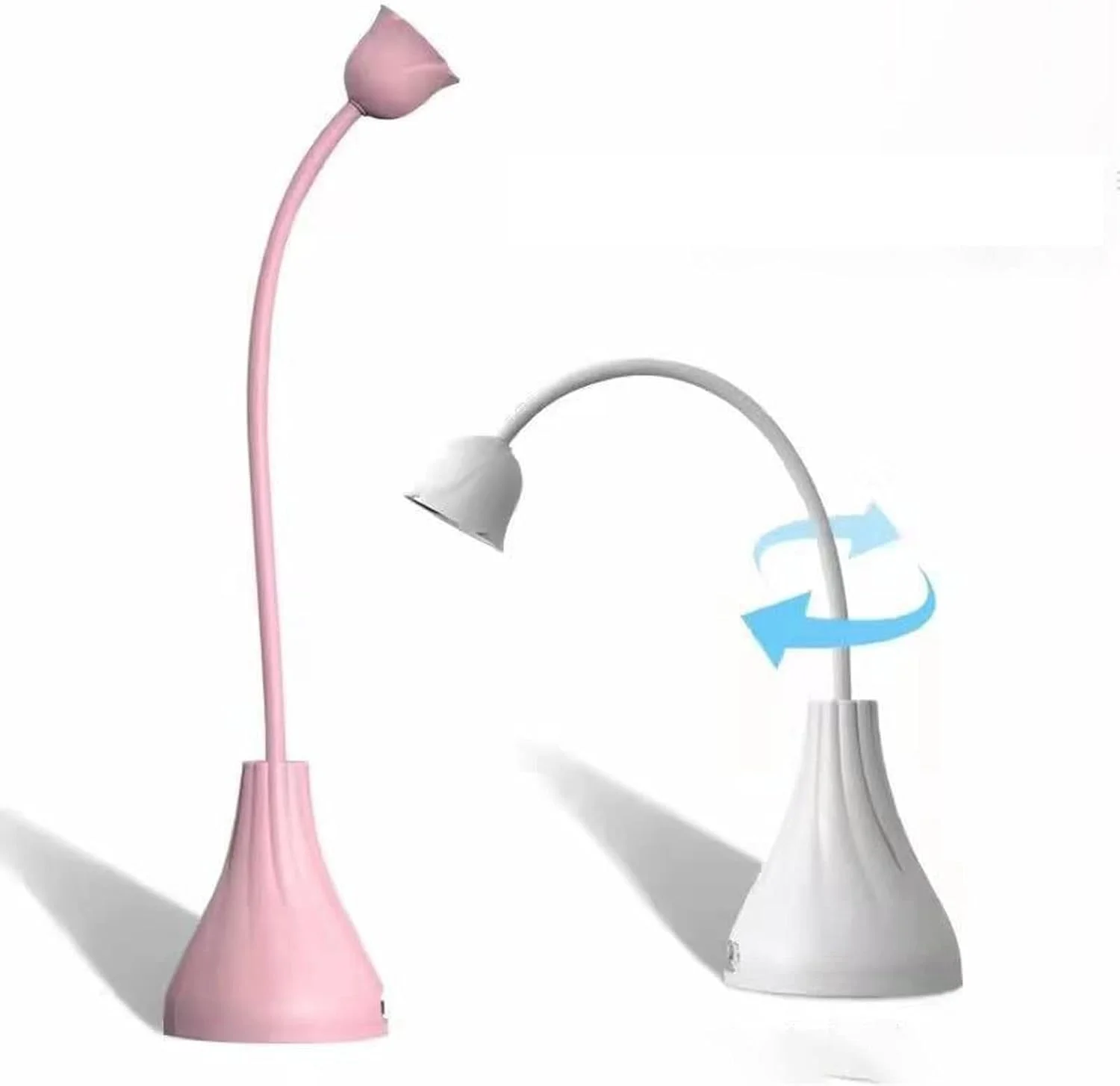 دستگاه خشک کن لاک ژل ویژکو مدل Gel Light 18W، طرح گل نیلوفر، صورتی، قابل شارژ با USB، مناسب برای طراحی ناخن و مانیکور