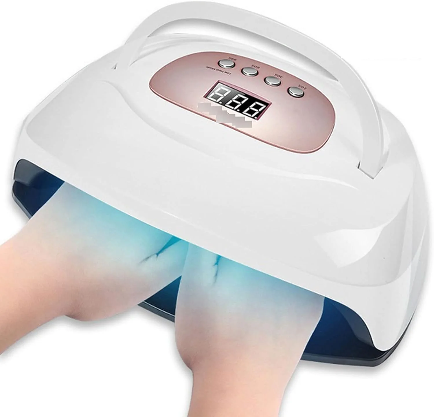 دستگاه خشک کن لاک ژل ویزکو مدل Gel Light 220W با منبع نور دوگانه و 57 لامپ LED، فضای بزرگ مناسب برای استفاده دست دستگاه خشک کن لاک ژل ویزکو مدل Gel Light 220W با منبع نور دوگانه و 57 لامپ LED، فضای بزرگ مناسب برای استفاده دست