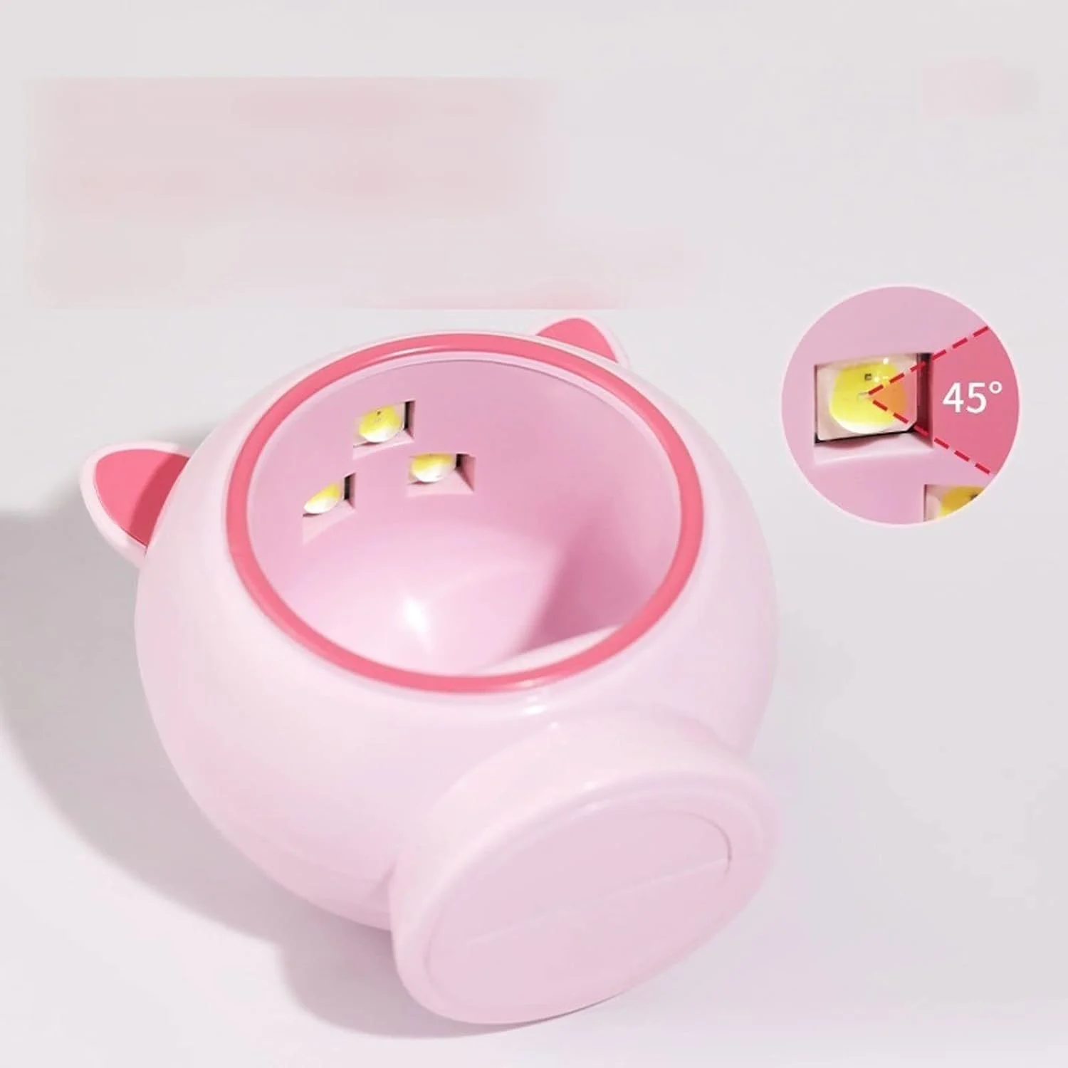 دستگاه خشک کن لاک ژل ویزکو، چراغ LED، اتصال USB، 16 وات، مینی، ابزار طراحی ناخن