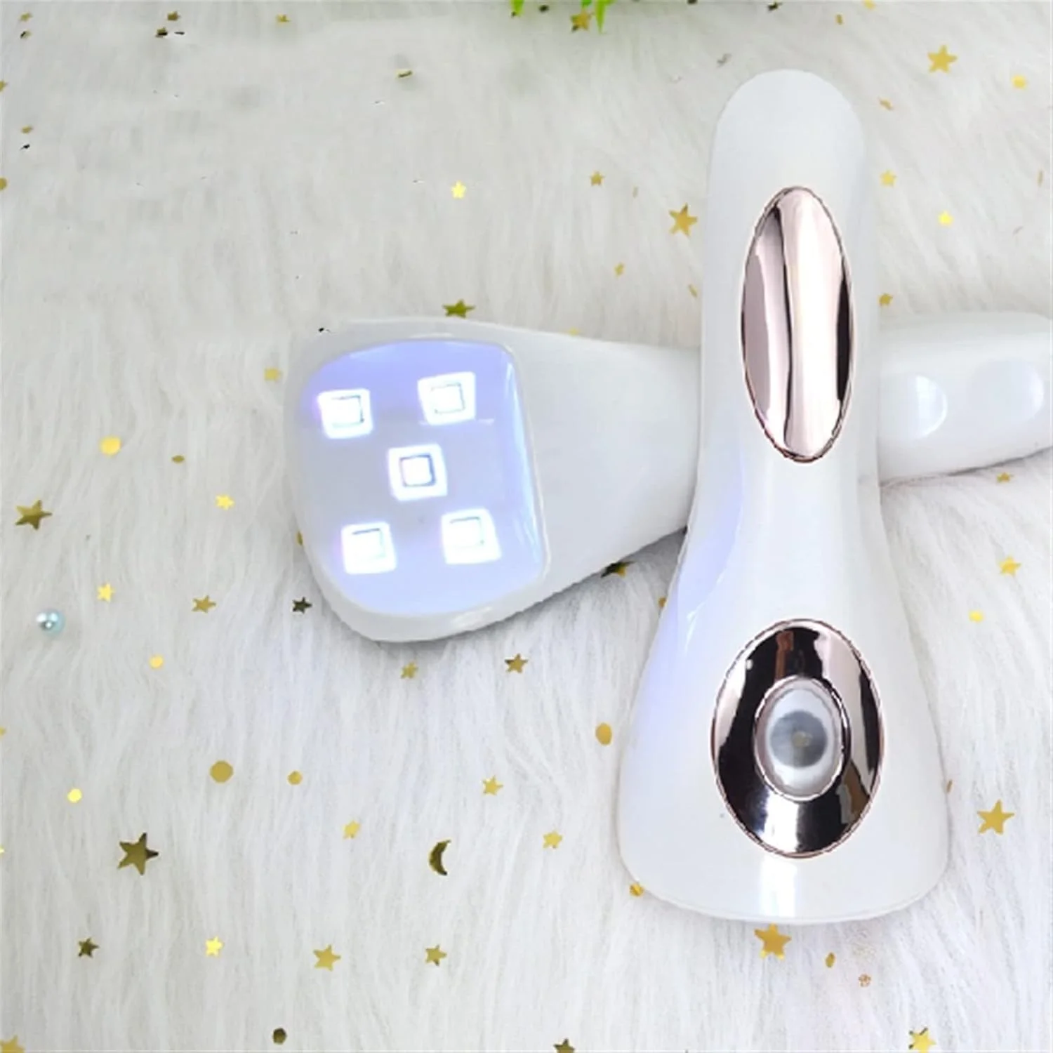 دستگاه خشک کن لاک ژلی ویژکو، دستگاه فتوتراپی قابل حمل برای مانیکور، حسگر قابل شارژ، کوچک، قابل حمل، تک انگشتی، خشک کن سریع، لامپ کیورینگ