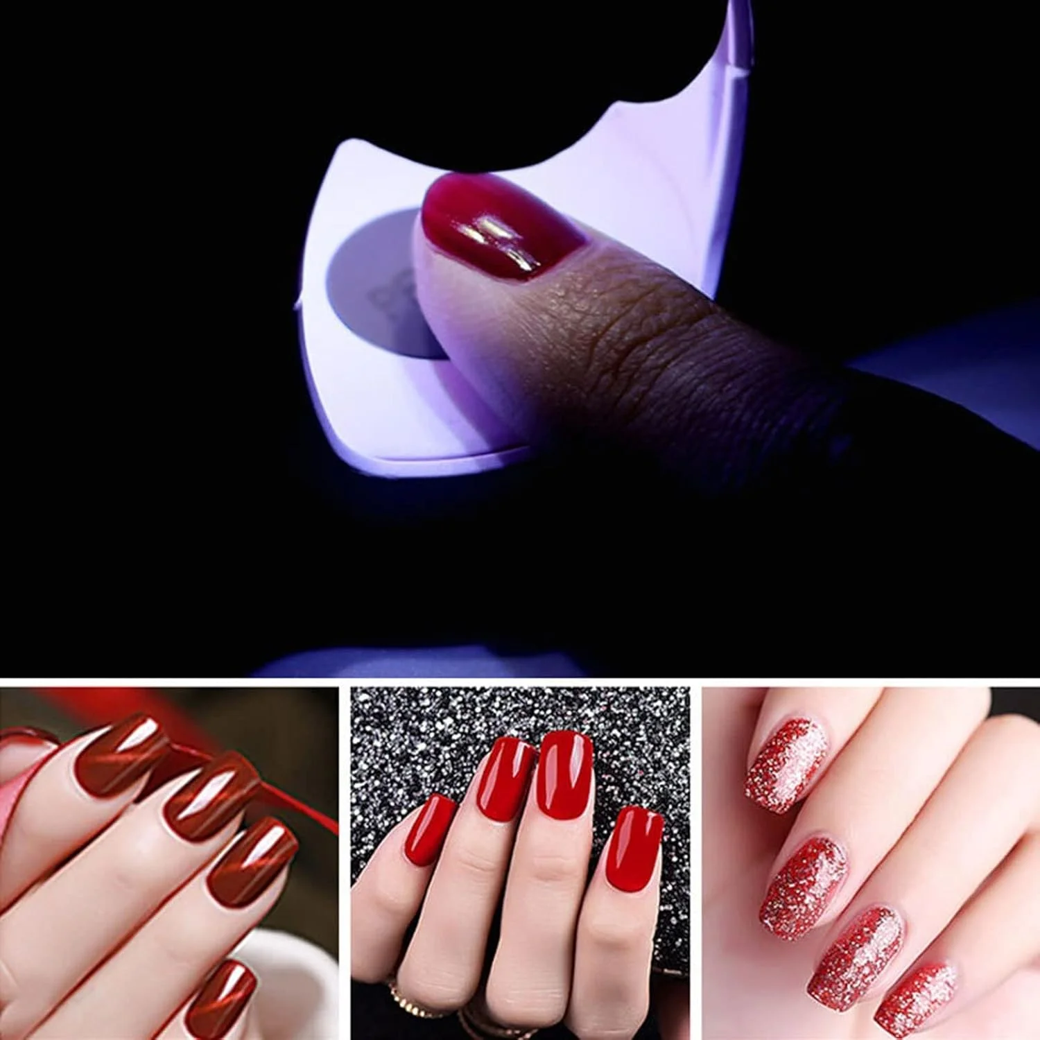 دستگاه خشک کن لاک ژل VIZCO Gel Light، مینی لامپ LED قابل حمل برای خشک کردن لاک ژل، لامپ ناخن USB برای استفاده خانگی، لامپ مانیکور، خشک کننده لاک ژل