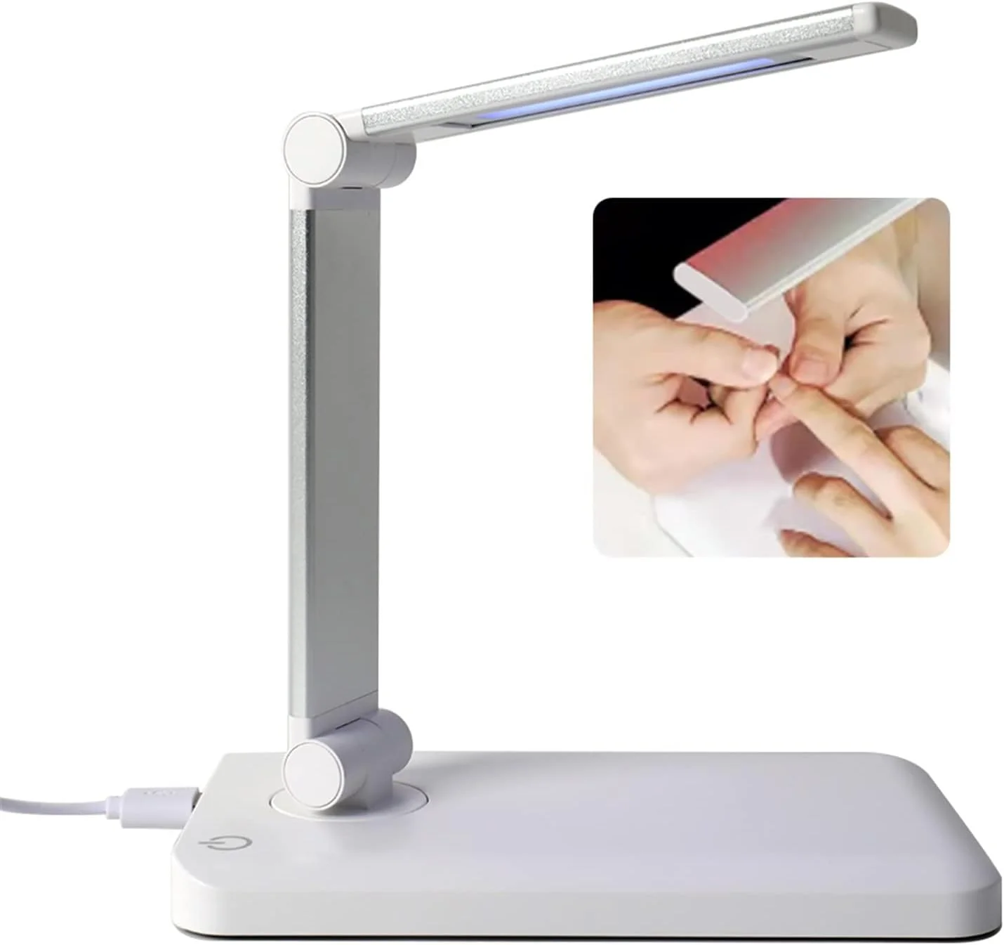 لامپ ژلی ناخن تاشو LED دستگاه خشک کن لاک ژل مانیکور USB قابل حمل حرفه ای مناسب استفاده خانگی