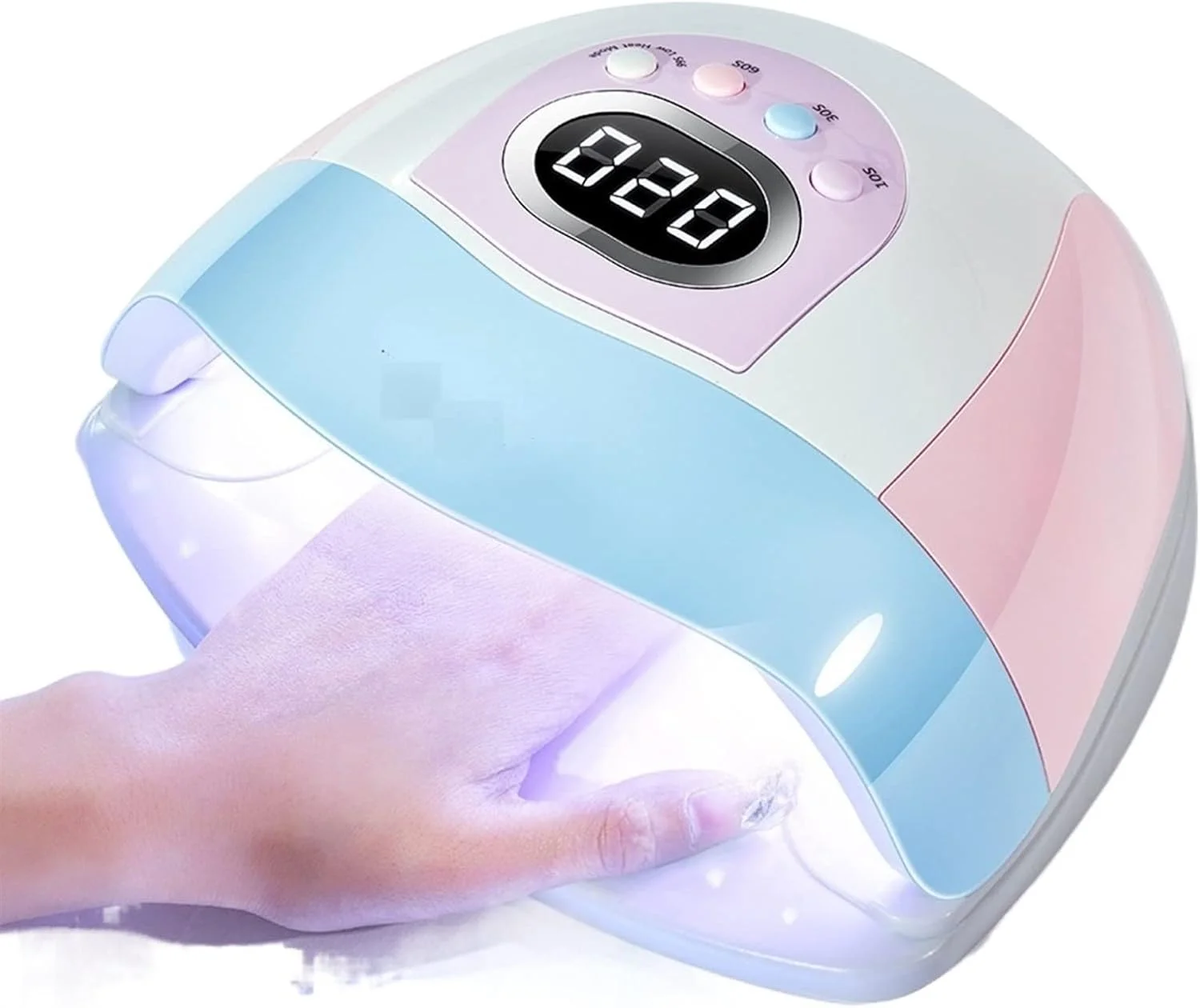 لامپ ژلیش ناخن WANAM، دستگاه پخت لاک ژل، دستگاه فتوتراپی ناخن LED، دستگاه هوشمند خشک کن ناخن