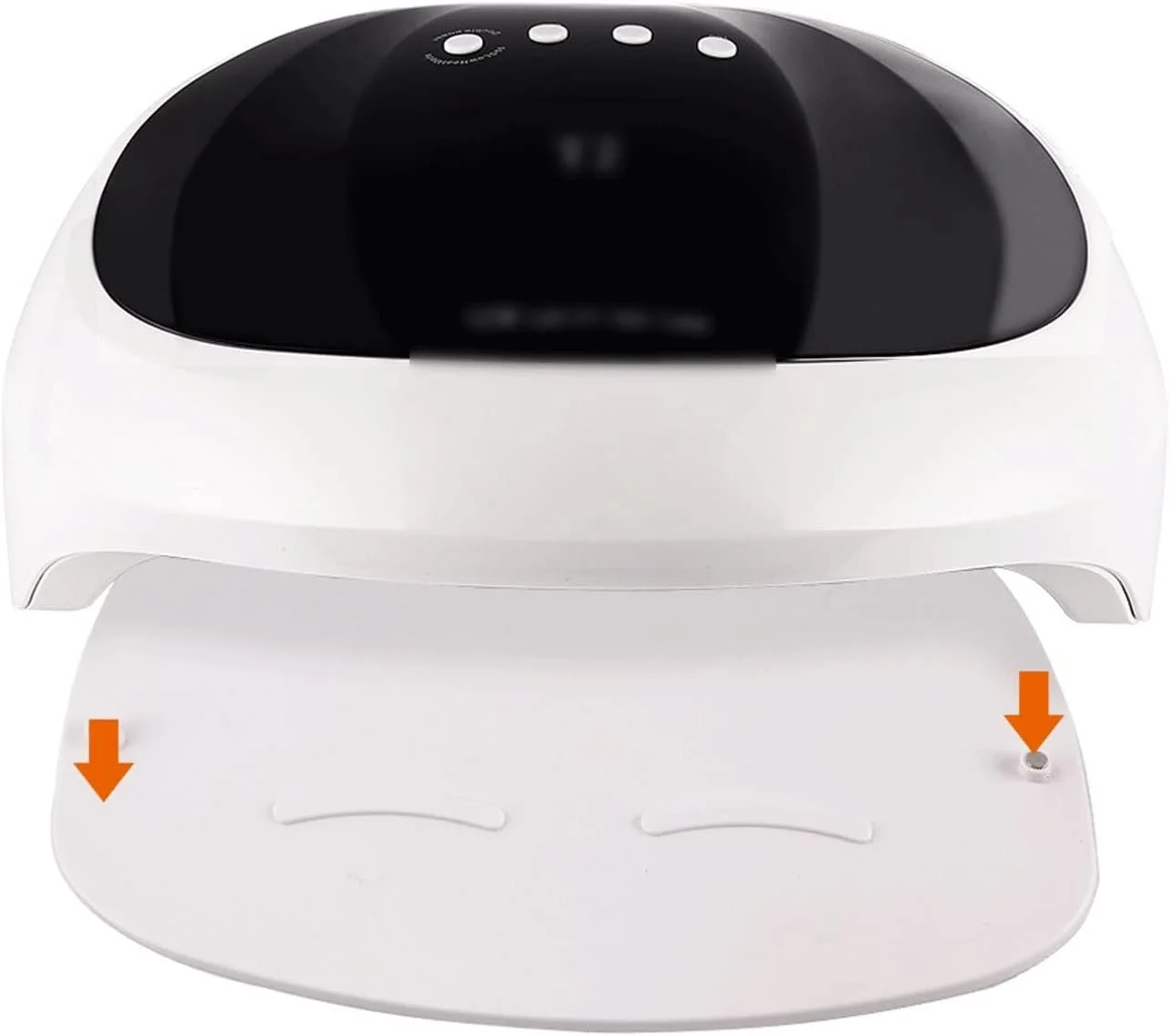 لامپ ژلی وانام 72 وات، خشک کن ناخن بزرگ، چراغ ال ای دی، تایمر خشک کردن، سنسور، نمایشگر ال ای دی برای هنر ناخن