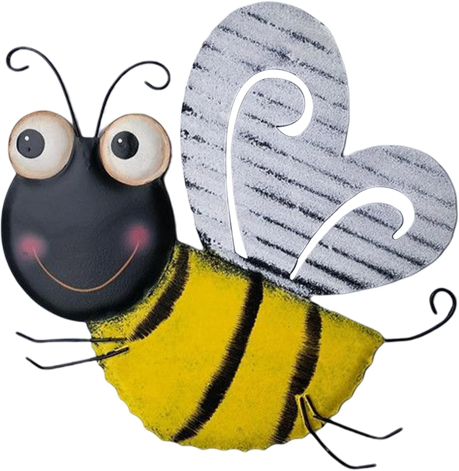 دکوری دیواری طرح زنبور | مجسمه زنبور فلزی | تزئینات دیواری دکوری طرح زنبور برای باغ خانه در فضای باز