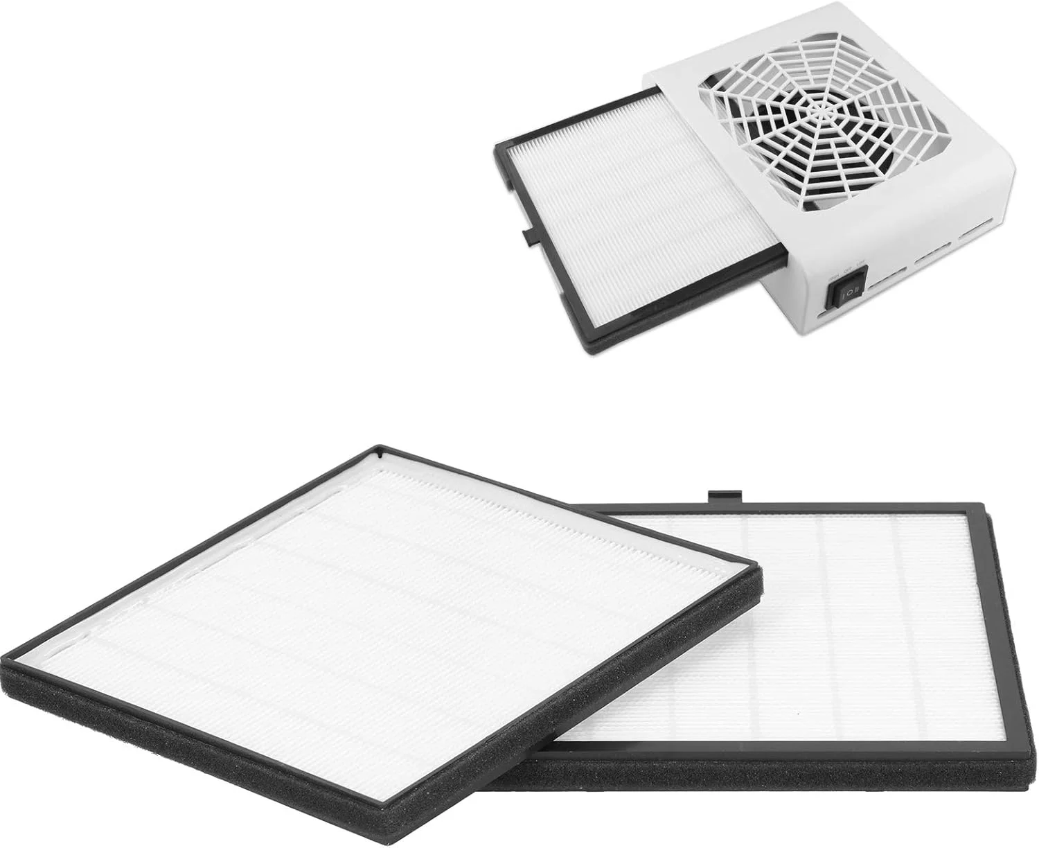 فیلتر جمع کننده گرد و غبار ناخن، فیلتر جایگزین دستگاه دریل ناخن جداشدنی برای سالن ناخن خانگی