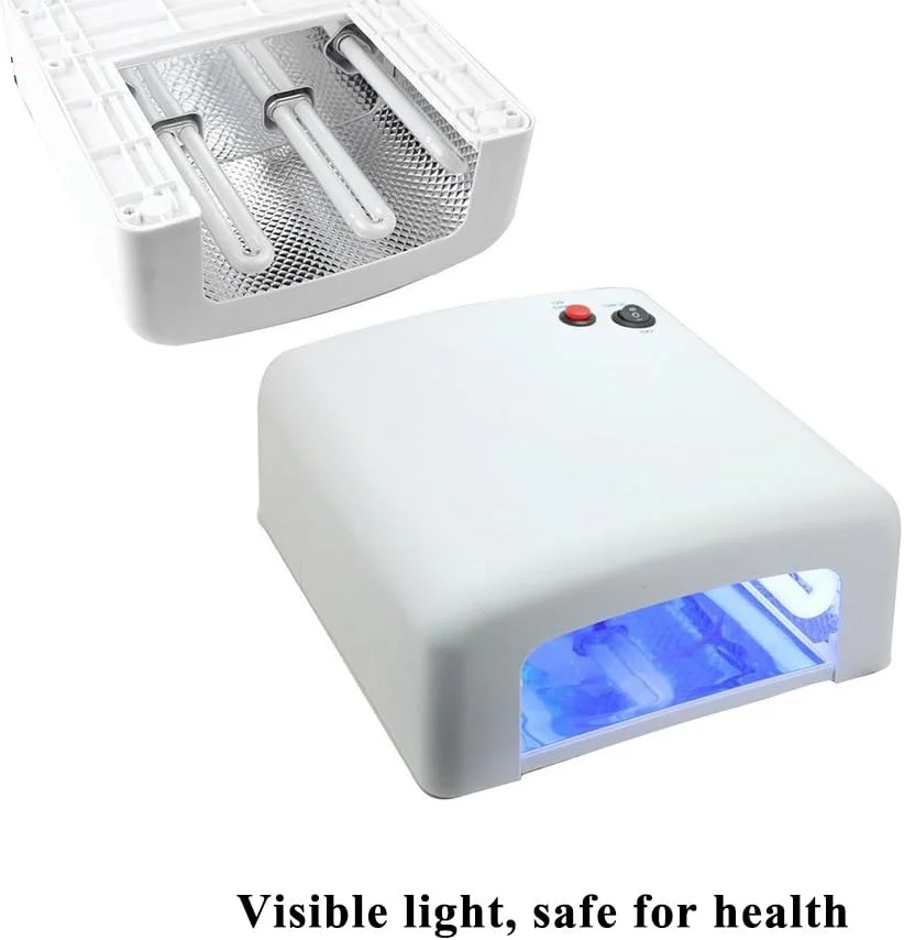 مجموعه 4 عددی لامپ 9 واتی برای دستگاه خشک کن لاک ناخن، لامپ جایگزین یو شکل، لوازم طراحی ناخن DOOMUN