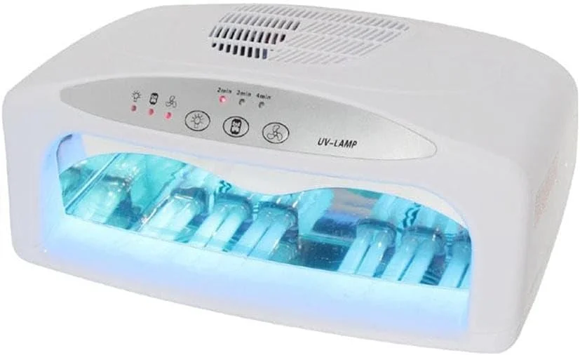 لامپ UV LED دو دست گلوبال استار مدل M-2062B، خشک کن ناخن برای ژل ناخن، مناسب استفاده حرفه ای و شخصی