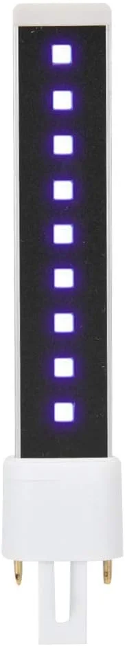 لامپ دوگانه UV با طول موج 365+405 نانومتر 9 وات - لامپ تیوبی برای دستگاه های خشک کننده لاک ناخن، مناسب برای خشک کردن ژل UV و استفاده در سالن های حرفه ای و منزل لامپ دوگانه UV با طول موج 365+405 نانومتر 9 وات - لامپ تیوبی برای دستگاه های خشک کننده لاک ناخن، مناسب برای خشک کردن ژل UV و استفاده در سالن های حرفه ای و منزل