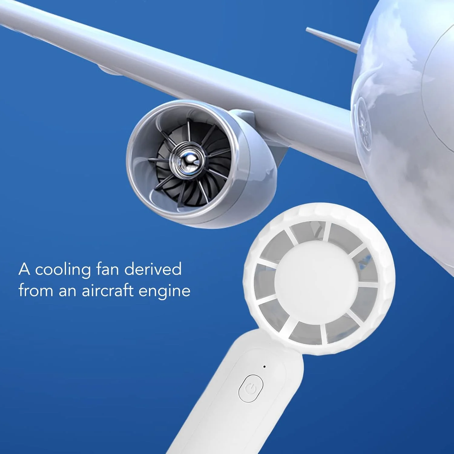 خشک کن پیوند مژه، فن دستی قابل تنظیم کوچک قابل حمل برای سالن های زیبایی (سفید)