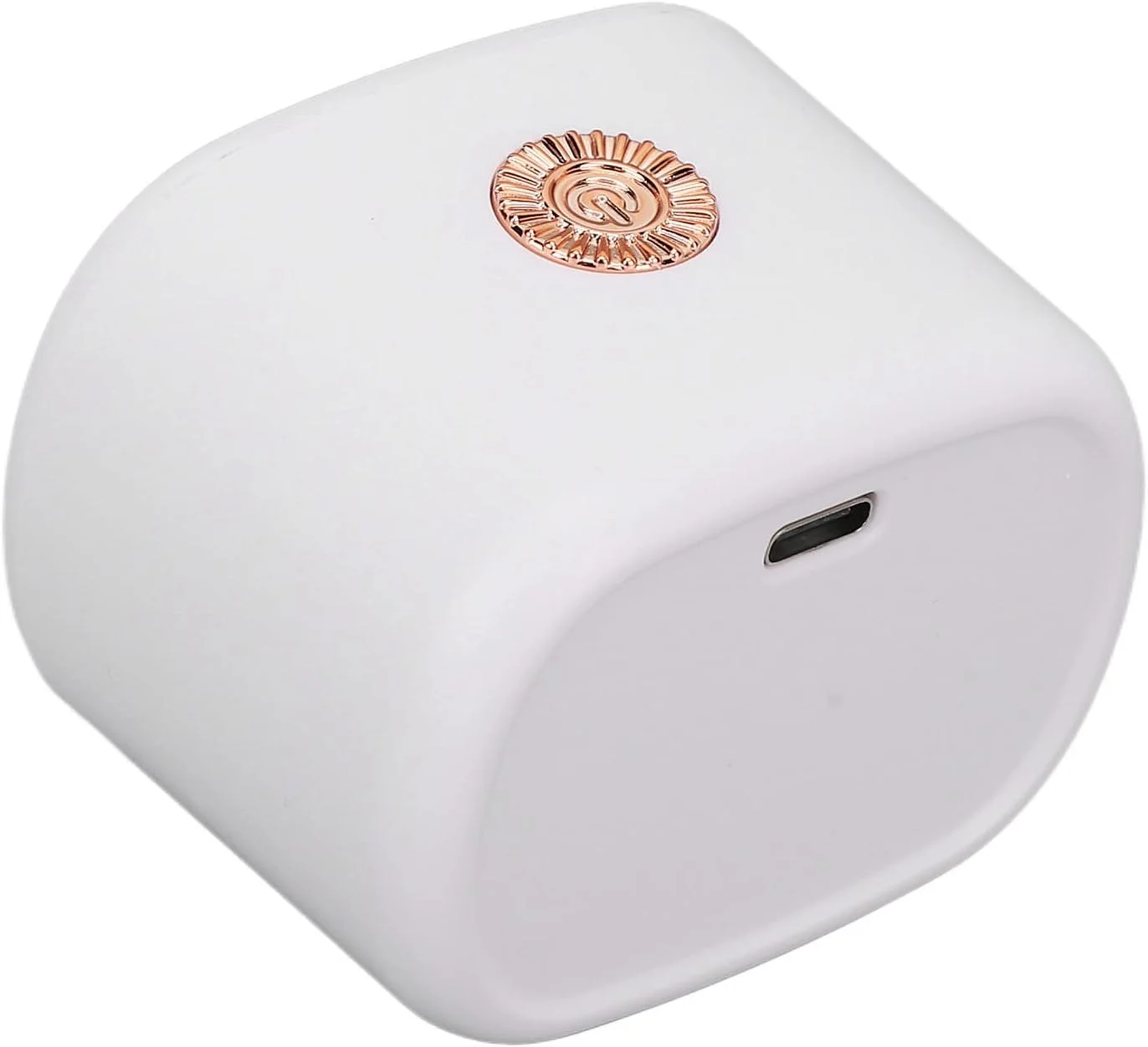 چراغ UV LED ناخن جیاوو، خشک کننده سریع، چراغ خشک کننده لاک ژل قابل حمل با 4 مهره لامپ، نور ملایم، برای طراحی ناخن (سفید)