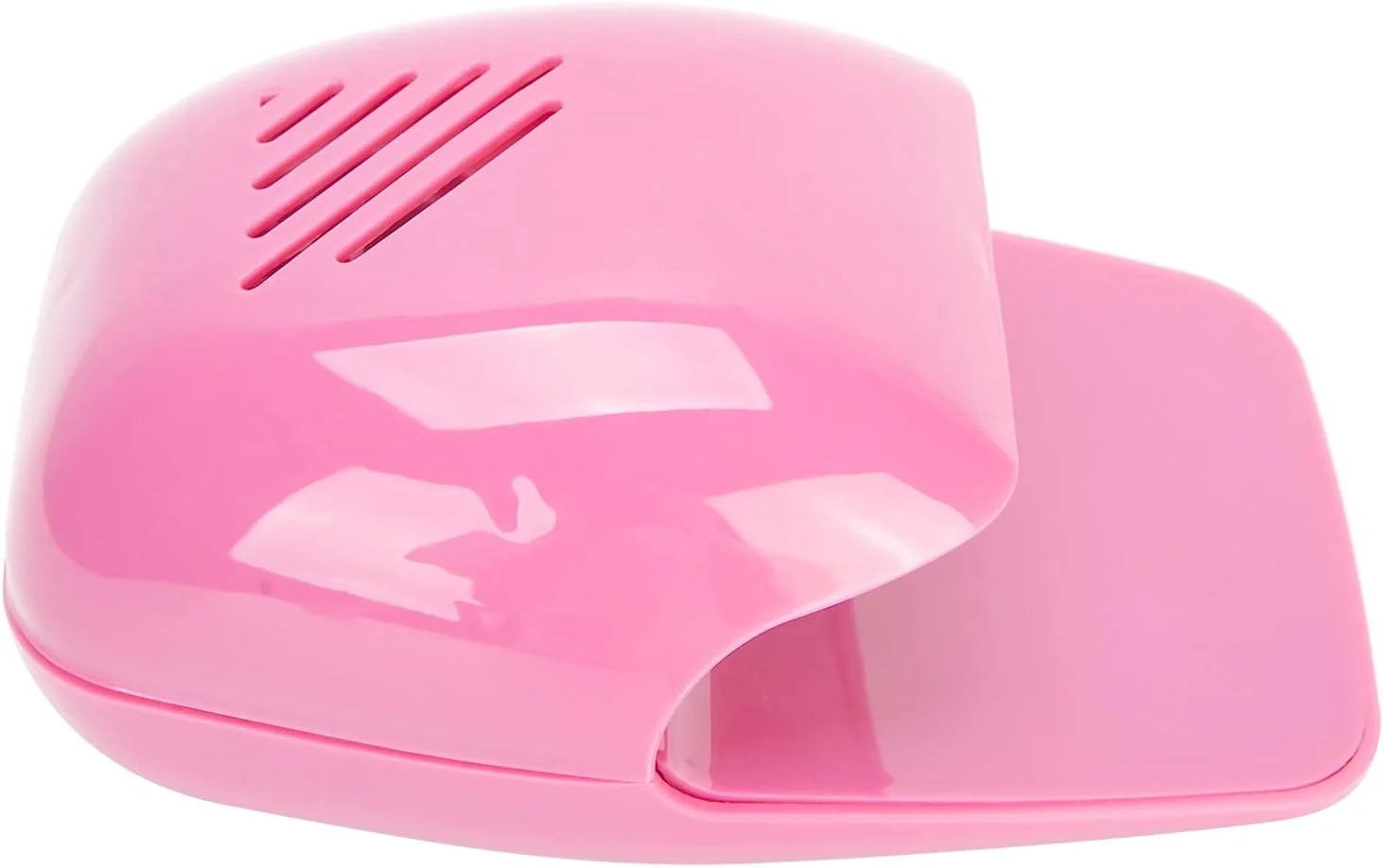 خشک کن ناخن خانگی حرفه ای قابل حمل، دمنده خشک کن لاک ناخن، ابزار مانیکور (صورتی)